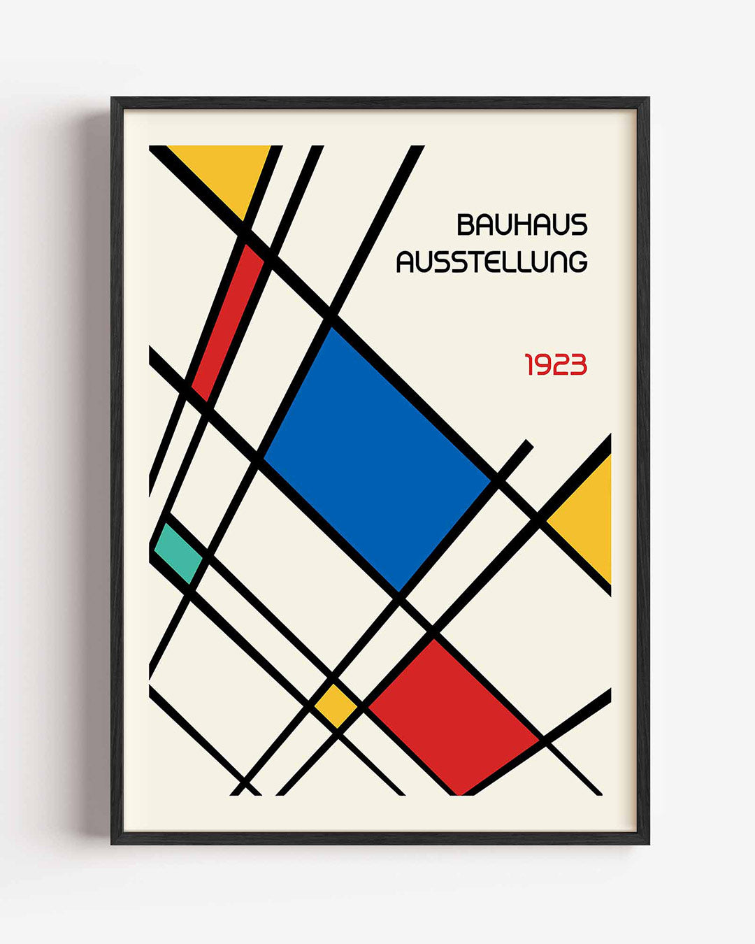Lijnen en kleurvlakken Poster