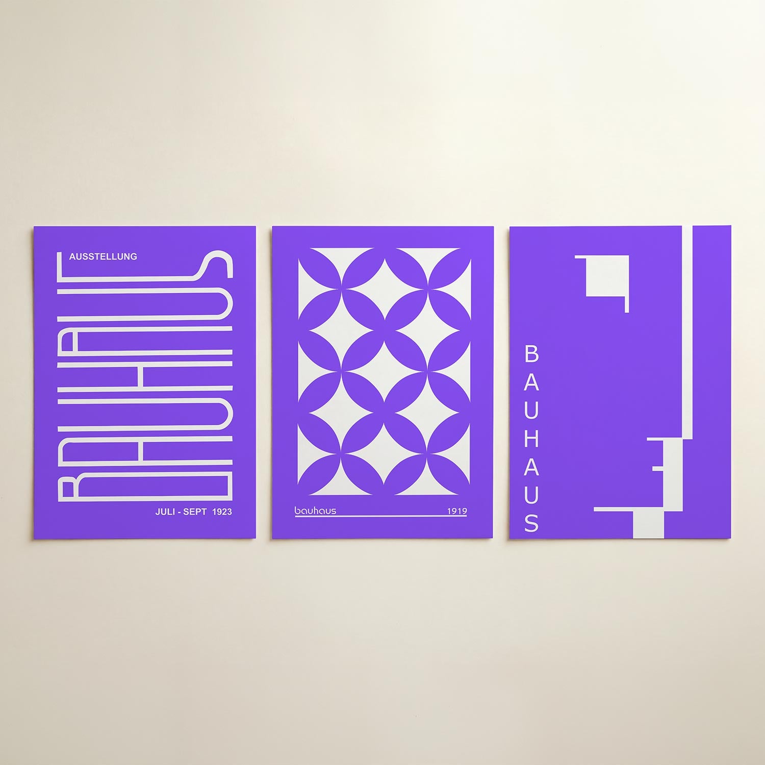 Lijnenspel en kleur Posterset