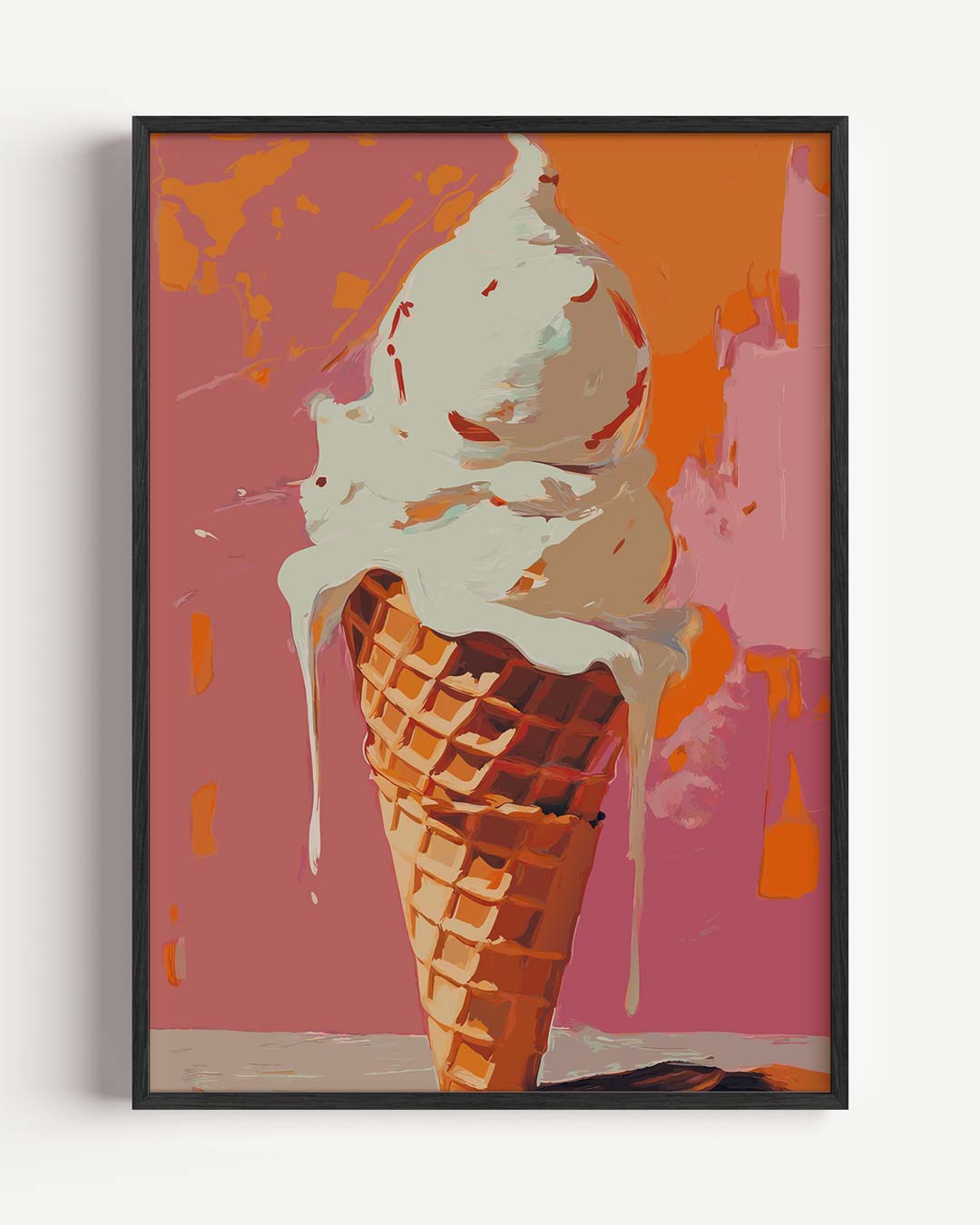 Ijsjesgeluk in de Zomer Poster