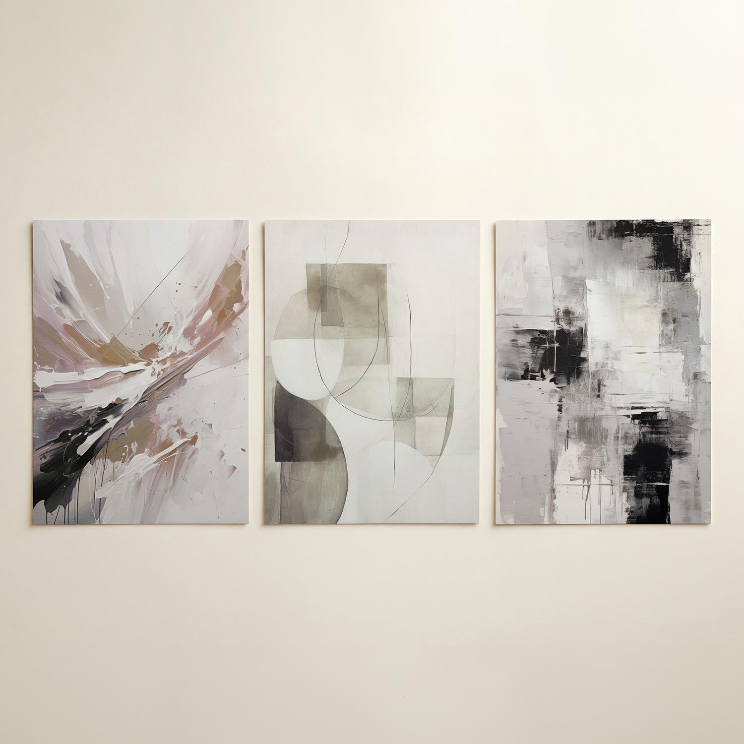 Dynamische kleurvlakken Posterset