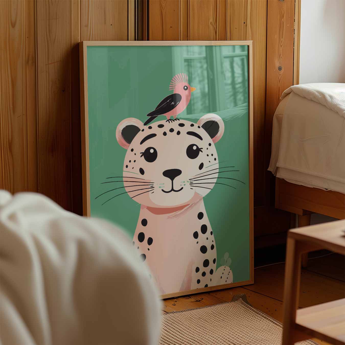 Vrolijke Dierenvriendschap Poster