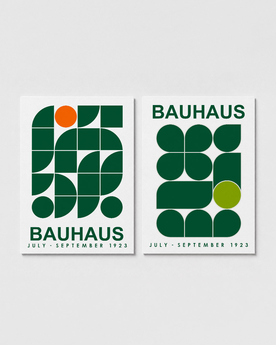 Vormen en kleurvlakken Posterset