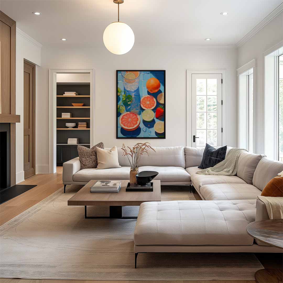 Zomerse Vruchtensensatie Kunstwerk-canvas-dibond-plexiglas-wanddecoratie-WallArtistic