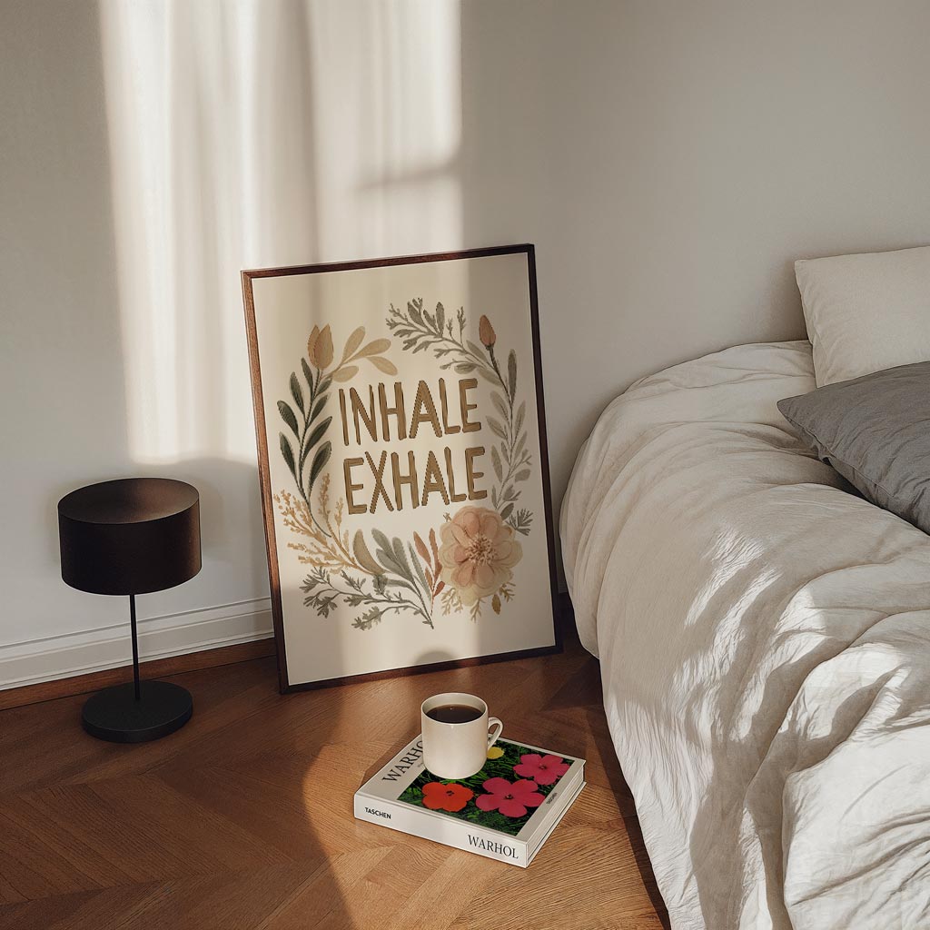 Ademhaling Inspiratie Poster
