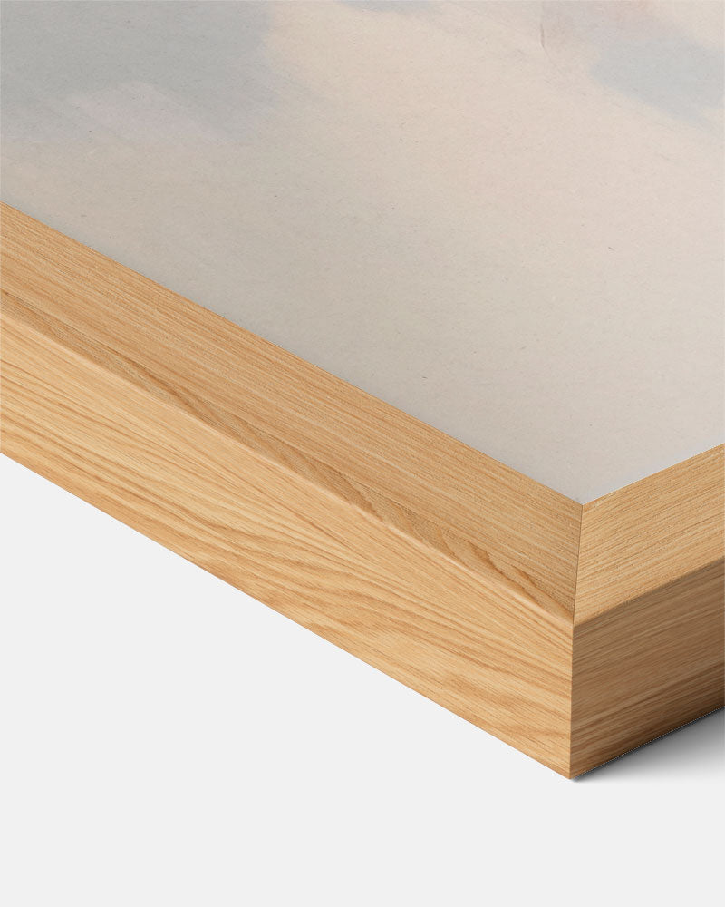 Dromerige Beige Bloemenpracht Poster-WallArtistic