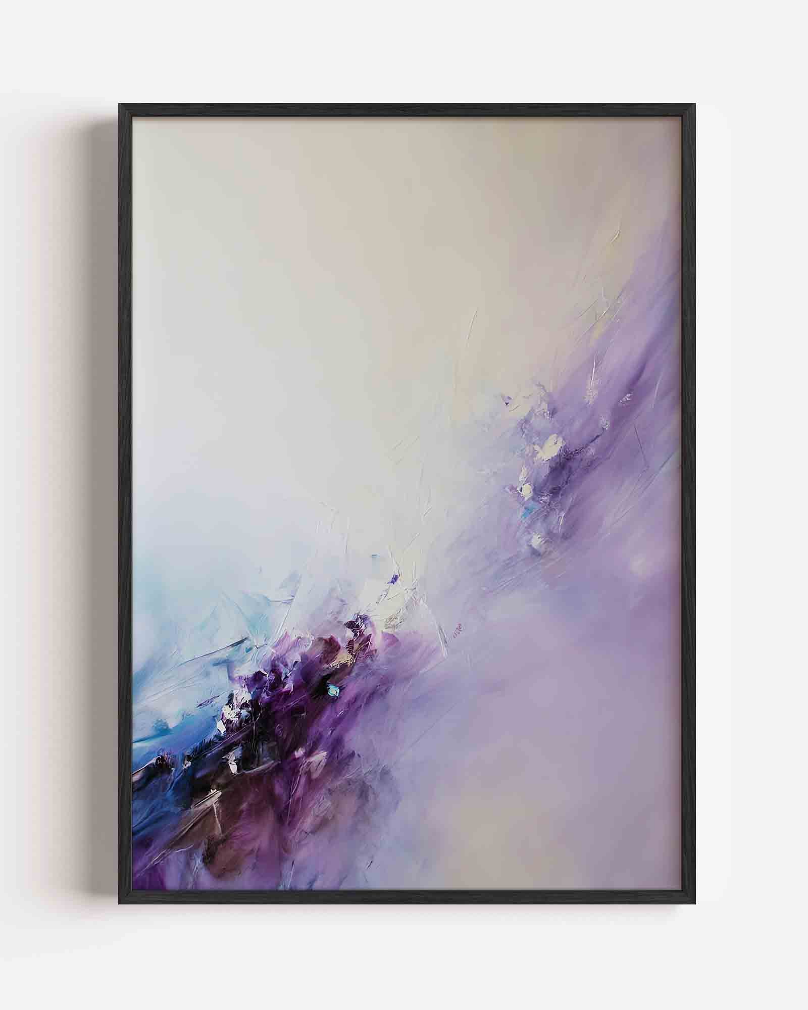 Abstracte paarse compositie Poster