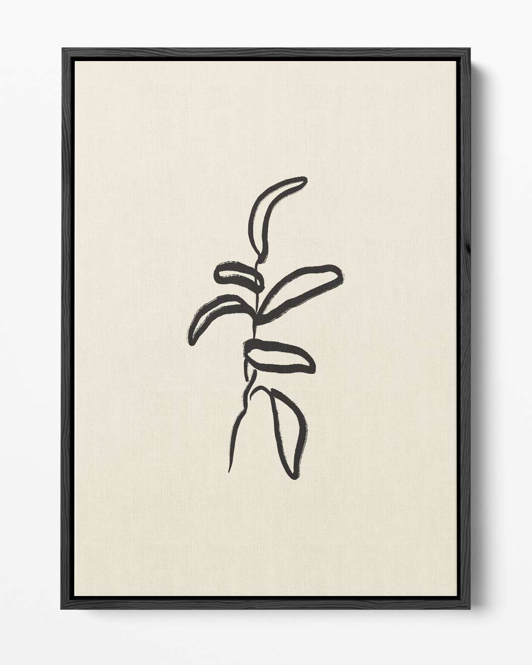 Minimalistische Botanische Schets Kunstwerk-canvas-dibond-plexiglas-wanddecoratie-WallArtistic
