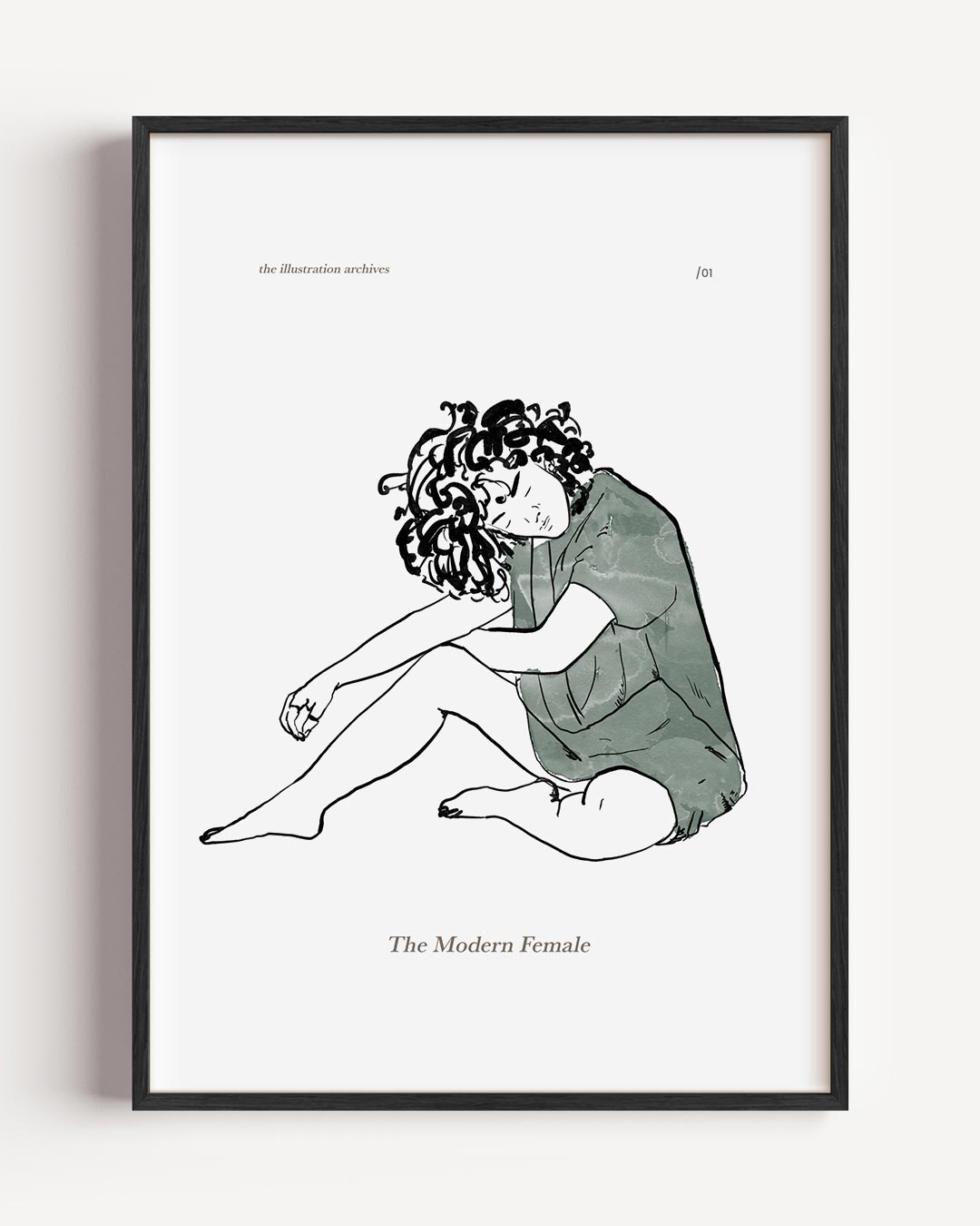 De Moderne Vrouw Poster-WallArtistic