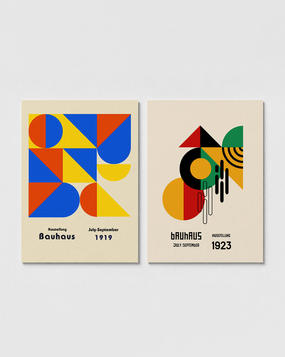 Vorm en kleurenspel Posterset