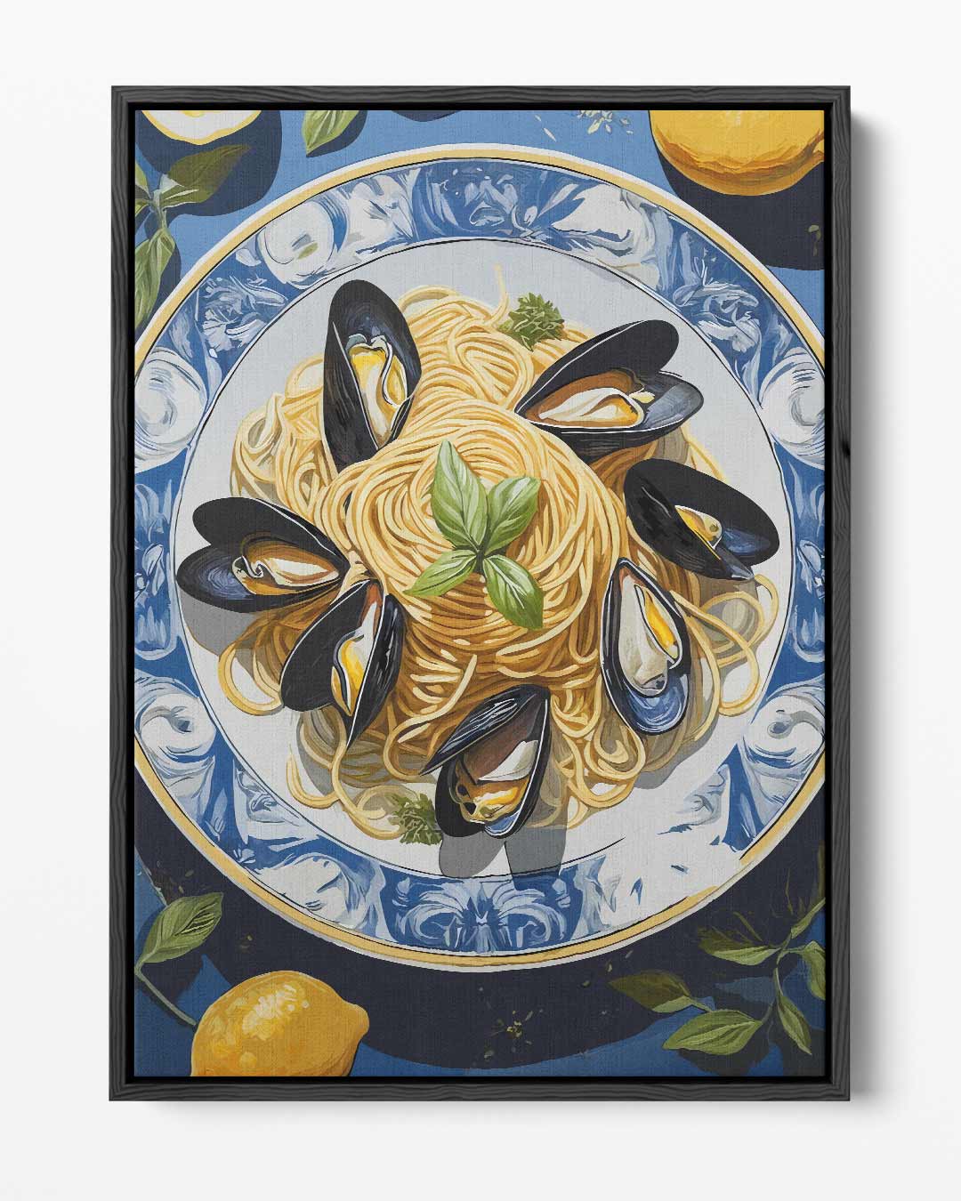 Pasta Delizia Schilderij Kunstwerk-canvas-dibond-plexiglas-wanddecoratie-WallArtistic