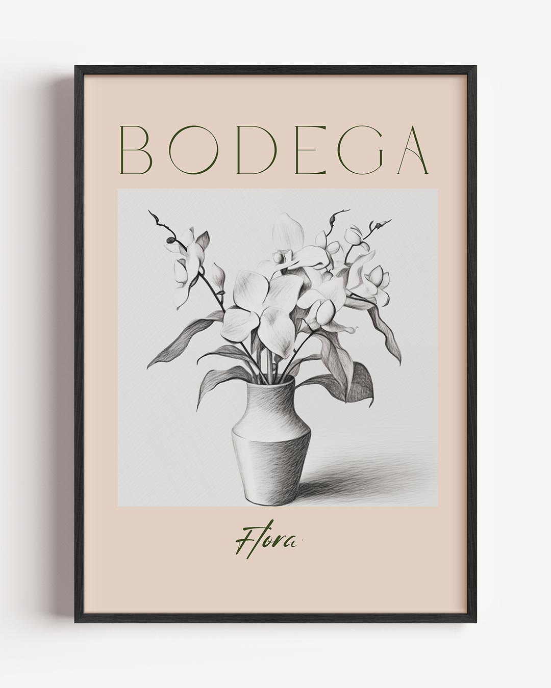 Elegant Bloemenkunstwerk Poster-WallArtistic