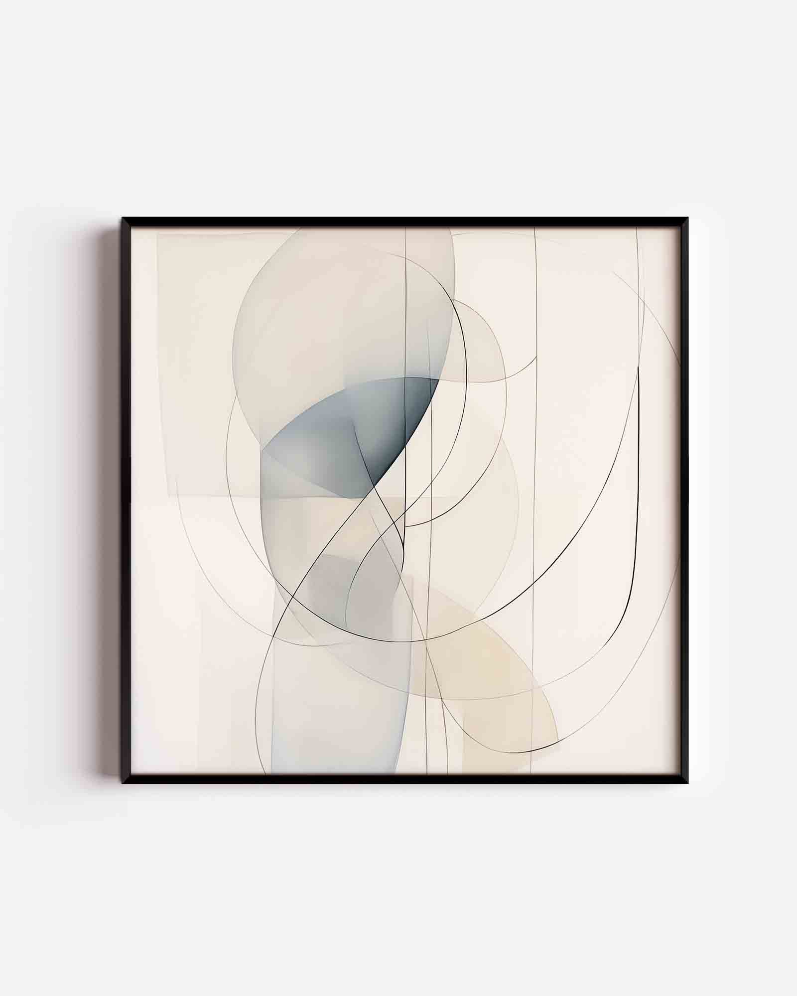 Abstracte vormen Poster