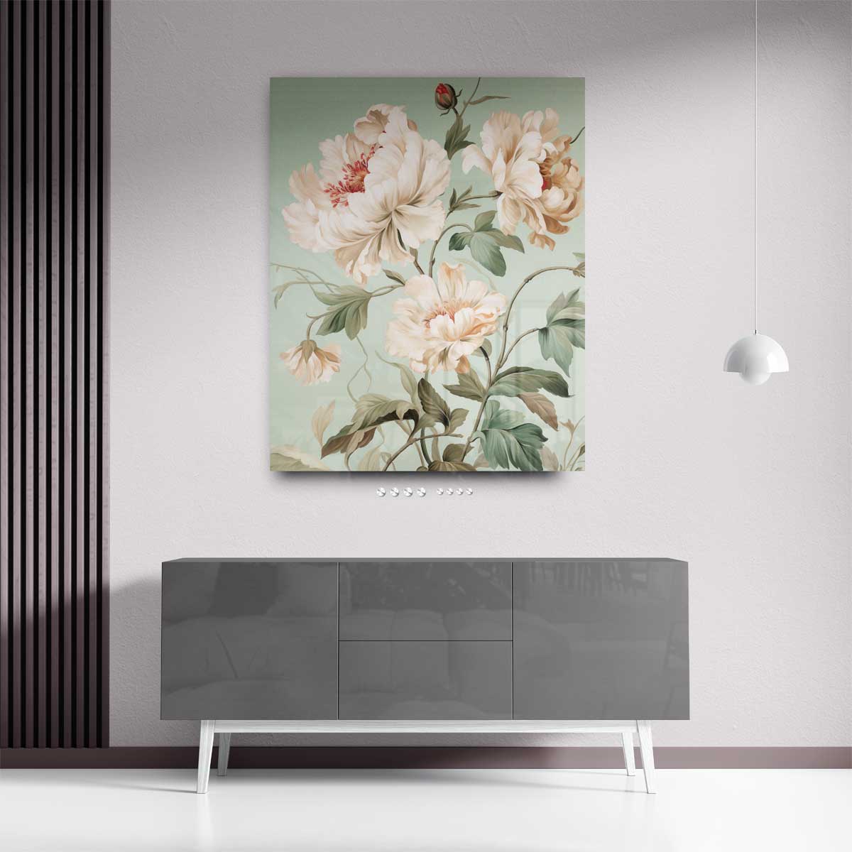 Tijdloze Bloemenpracht Kunstwerk-canvas-dibond-plexiglas-wanddecoratie-WallArtistic