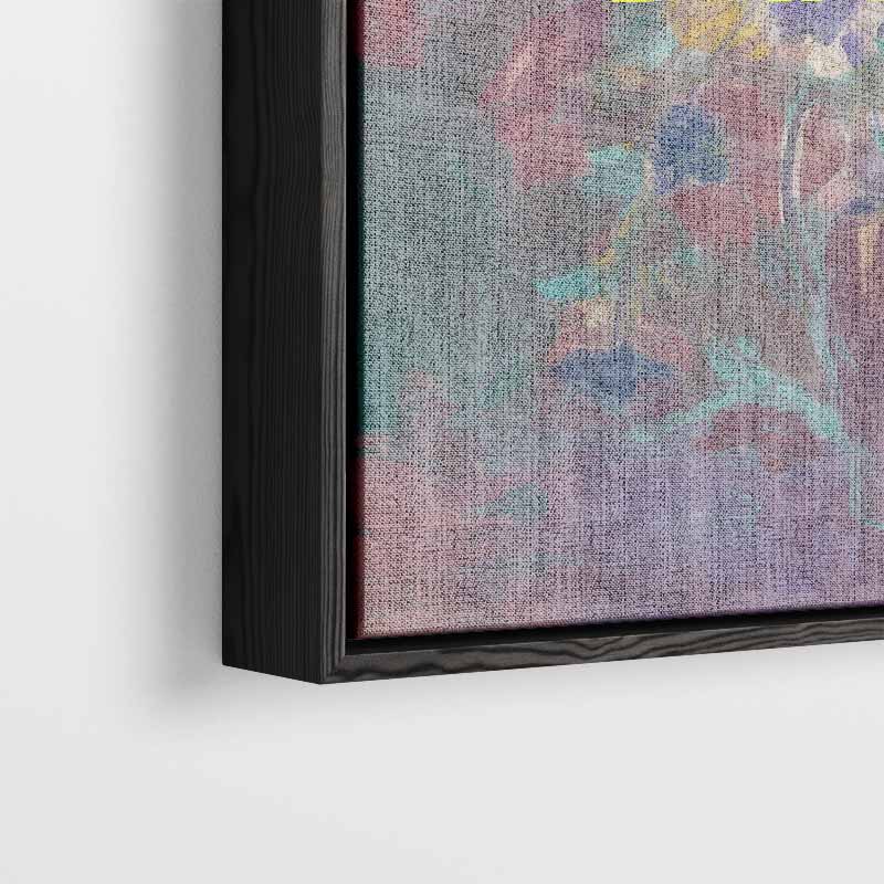 Kleurrijke Bloemenexplosie Kunstwerk-canvas-dibond-plexiglas-wanddecoratie-WallArtistic