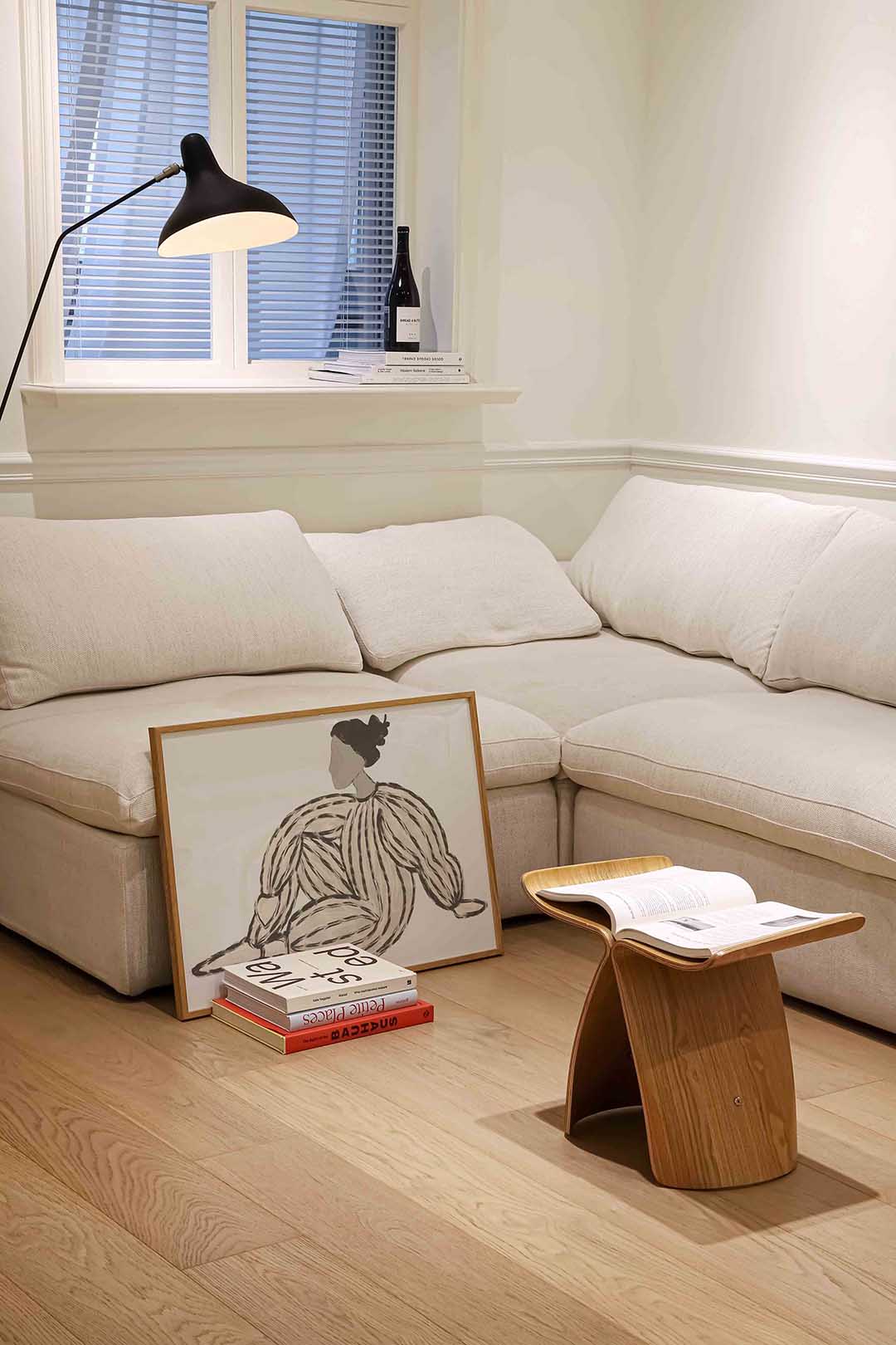 Zittende figuur Poster