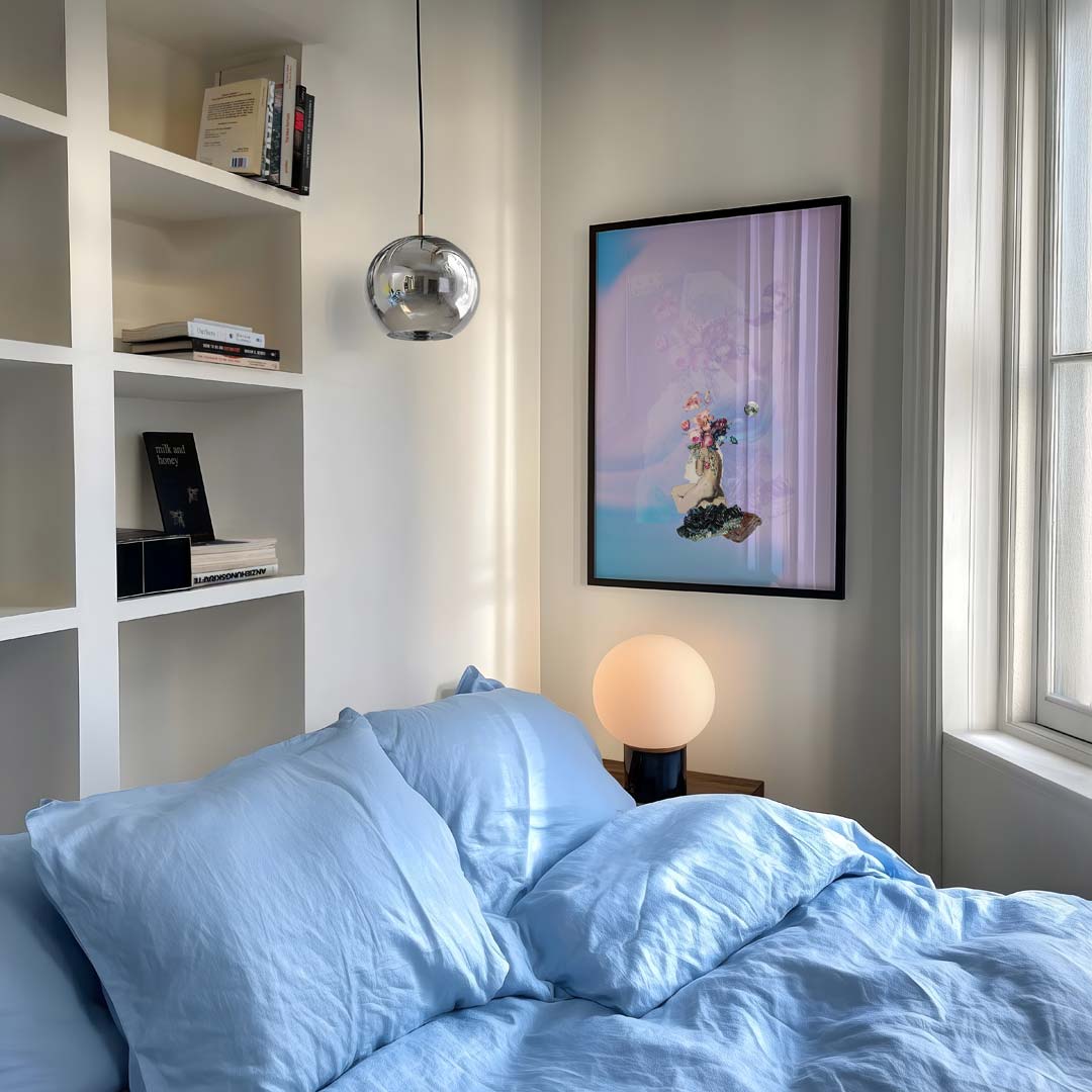Dromerige Vrouwelijke Kunstposter-WallArtistic