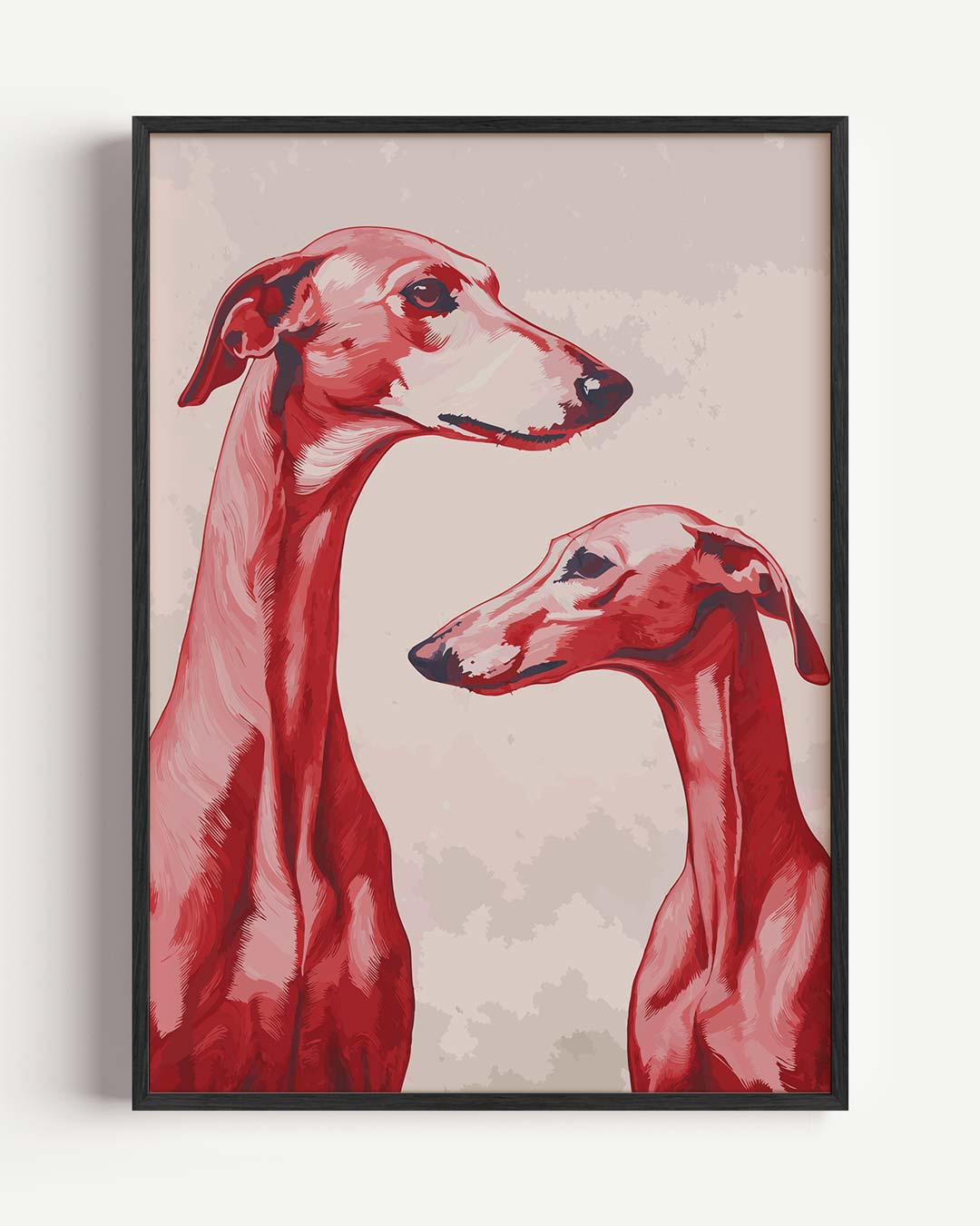 Stijlvolle Windhonden Poster