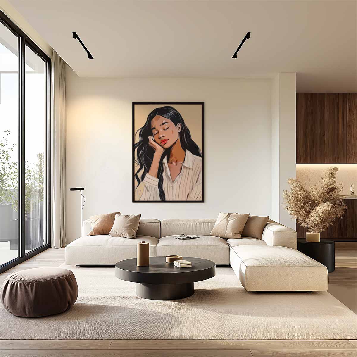 Dromerige Rust Kunstwerk-canvas-dibond-plexiglas-wanddecoratie-WallArtistic