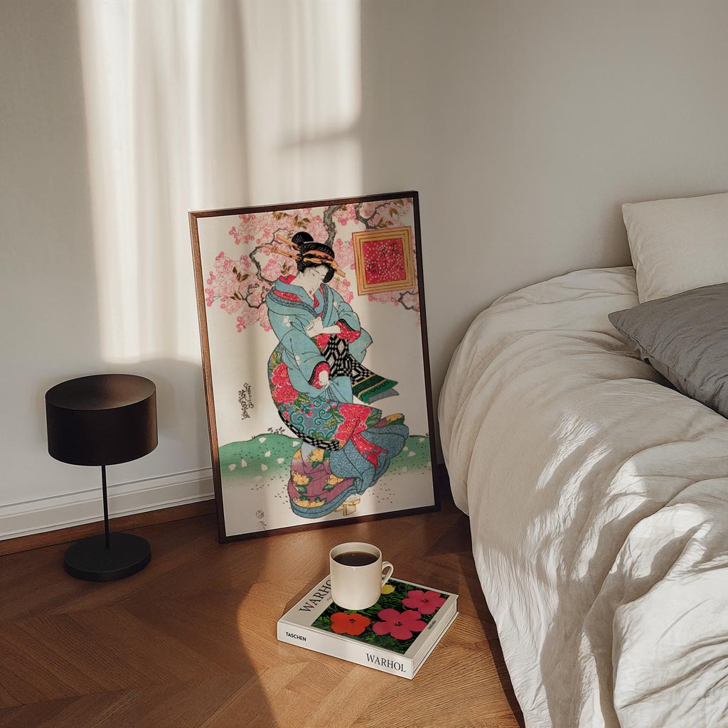 Japanse Elegantie in Bloei Poster