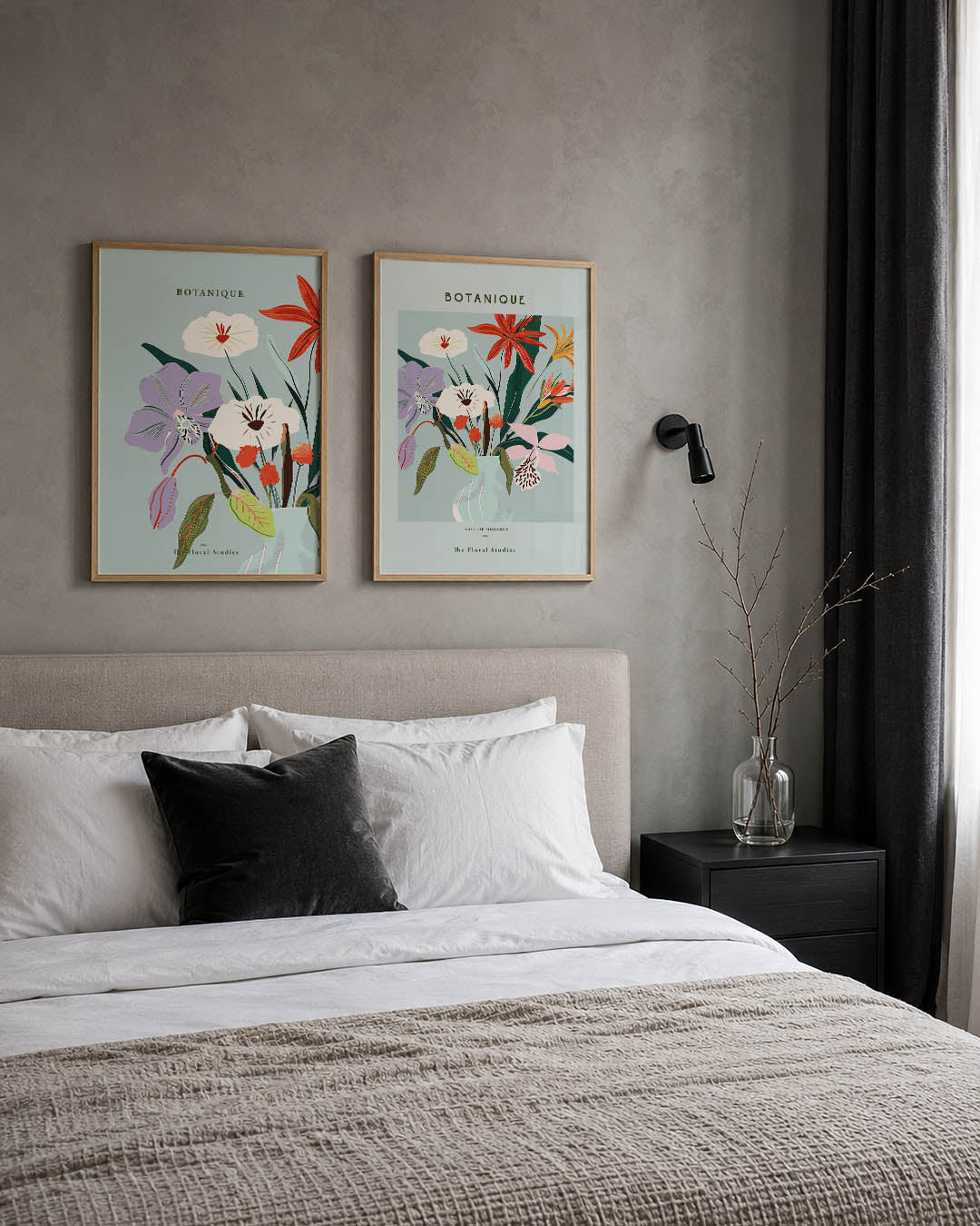 Bloemen en kleuren Posterset