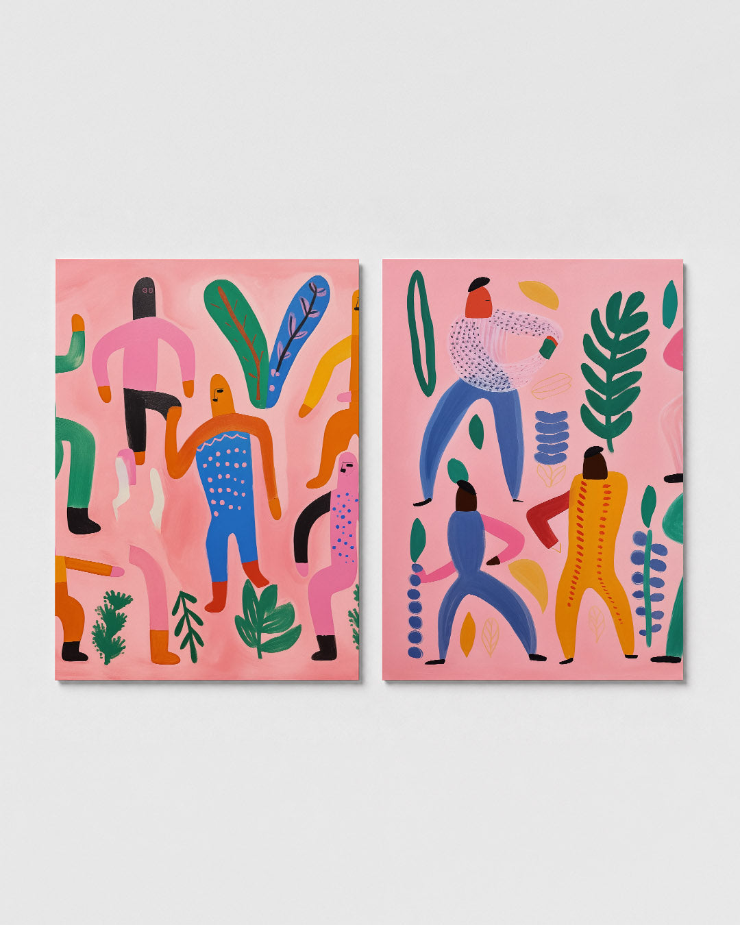 Vrolijke figuren Posterset