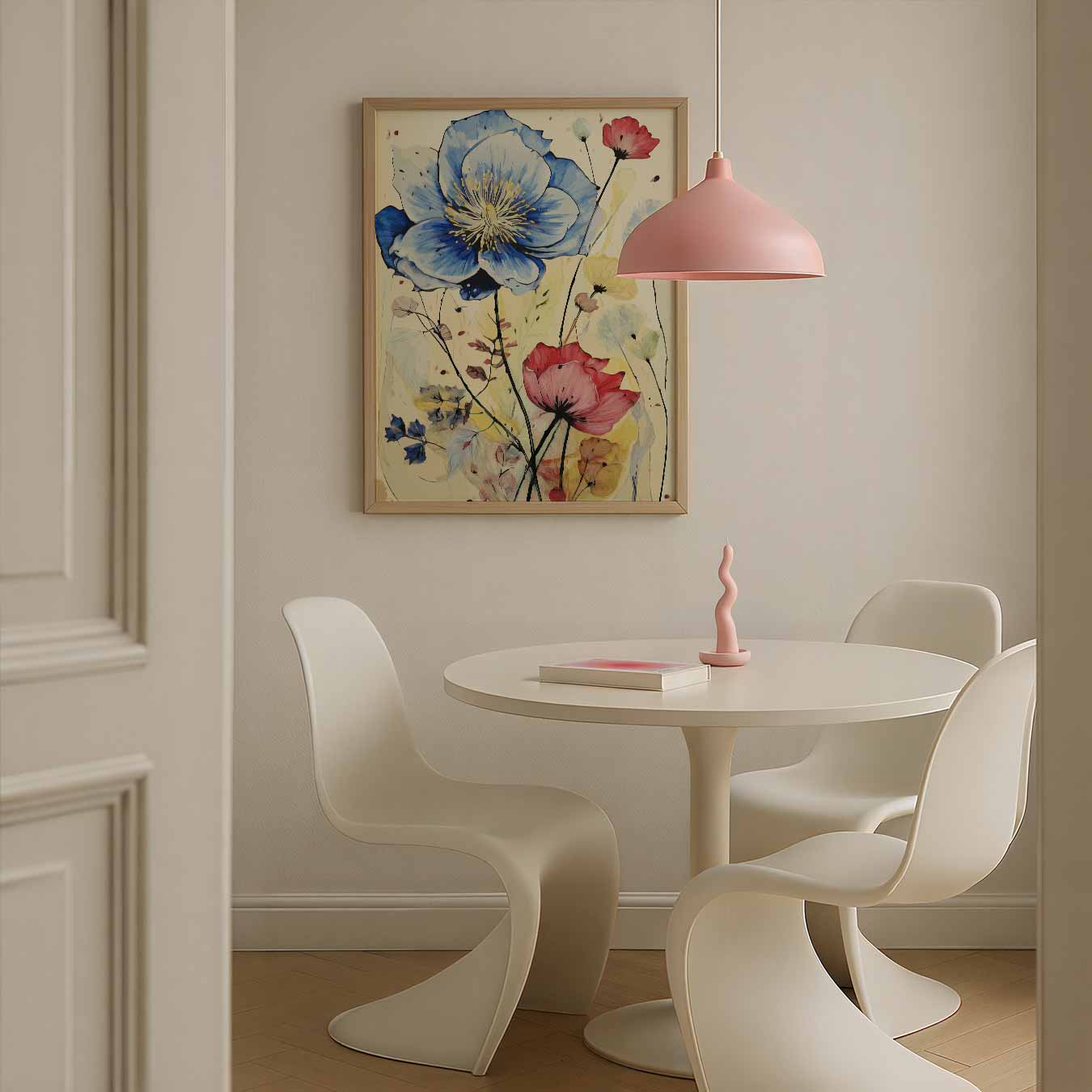 Bloemenpracht in Kleurrijke Harmonie Poster