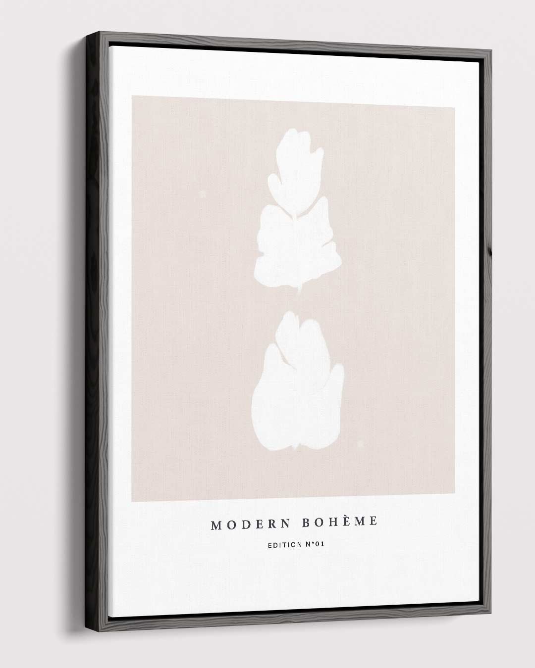 Modern Boho Leaf Art Print Kunstwerk-canvas-dibond-plexiglas-wanddecoratie-WallArtistic