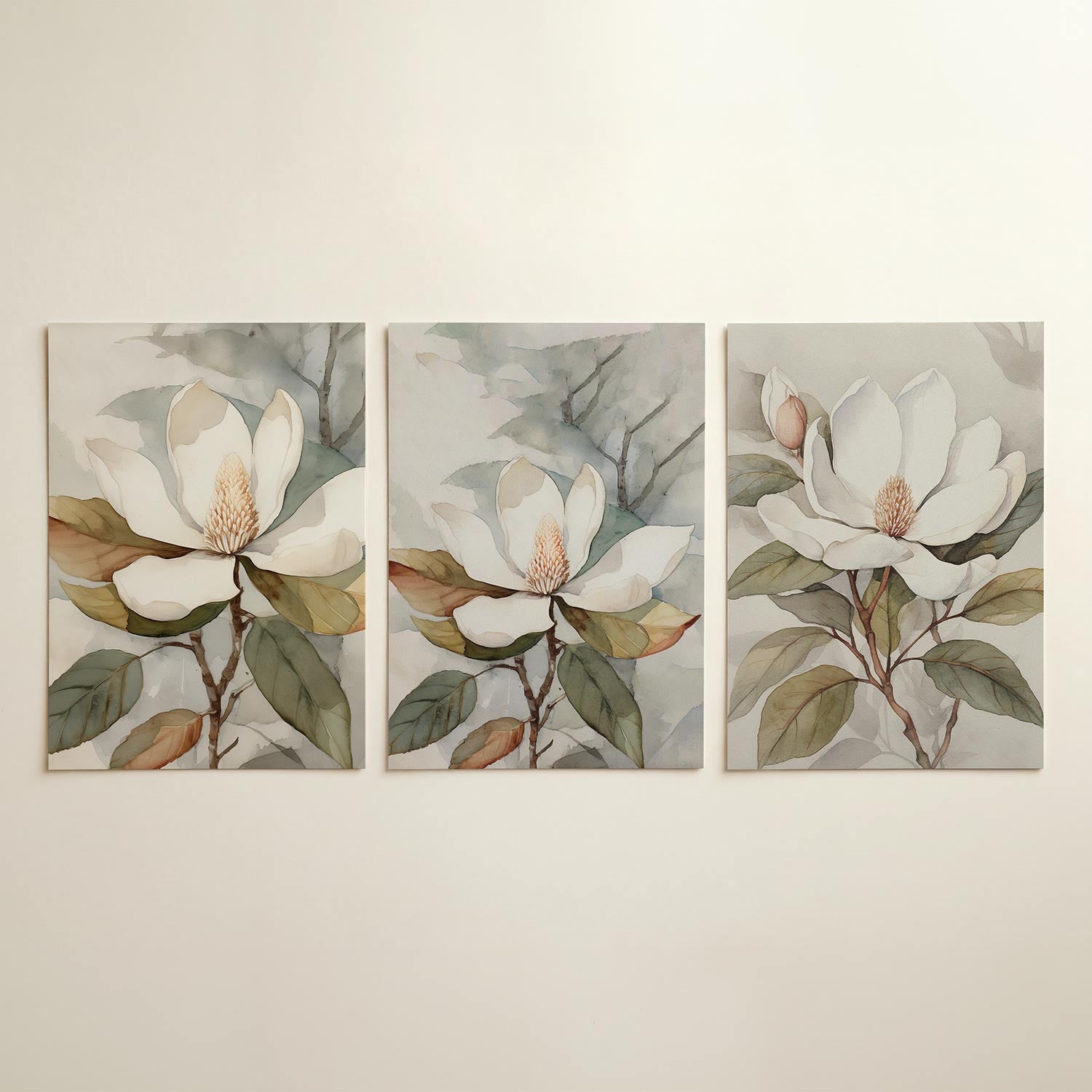 Bloem en bladeren Posterset