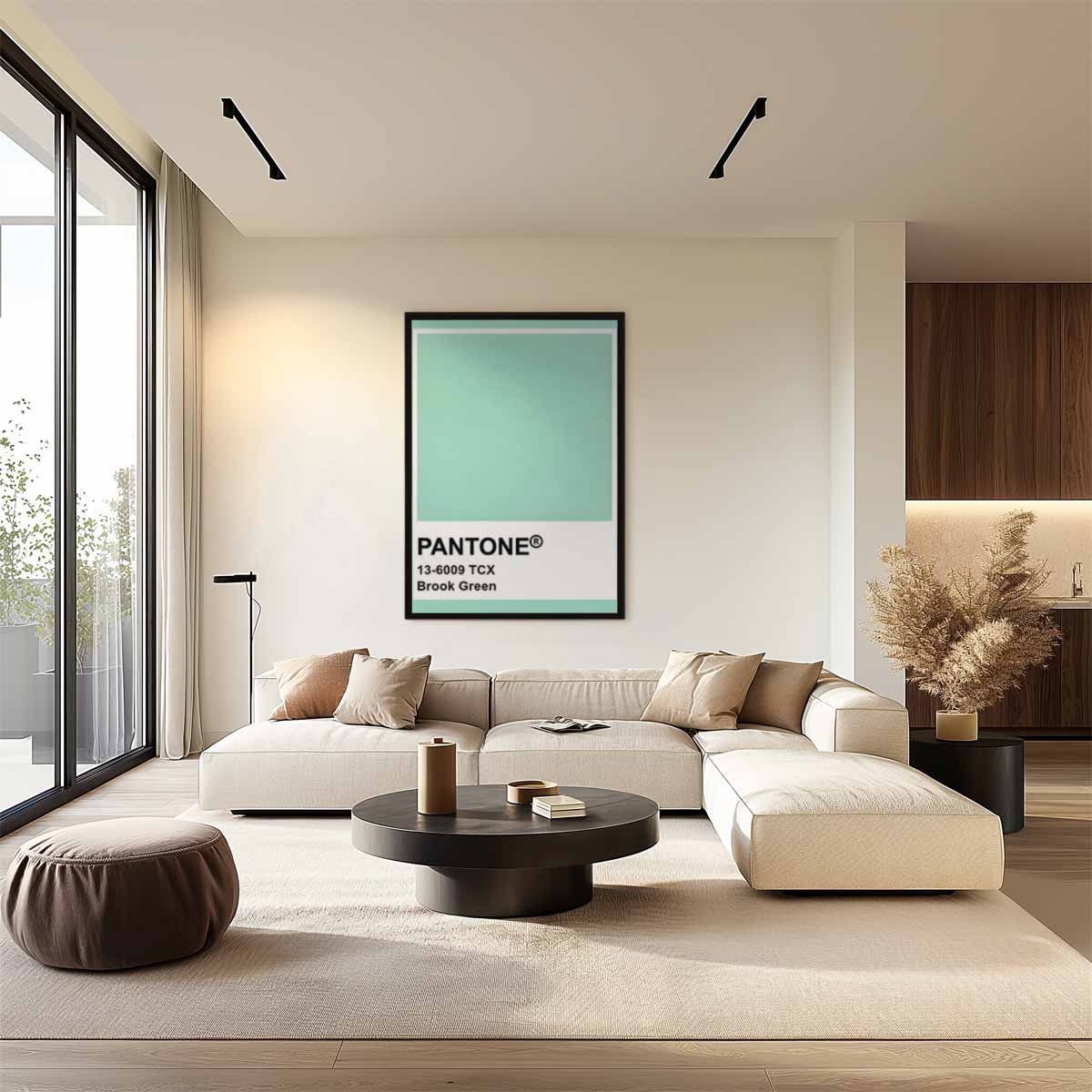 Frisse Bries Groen Kunstwerk-canvas-dibond-plexiglas-wanddecoratie-WallArtistic