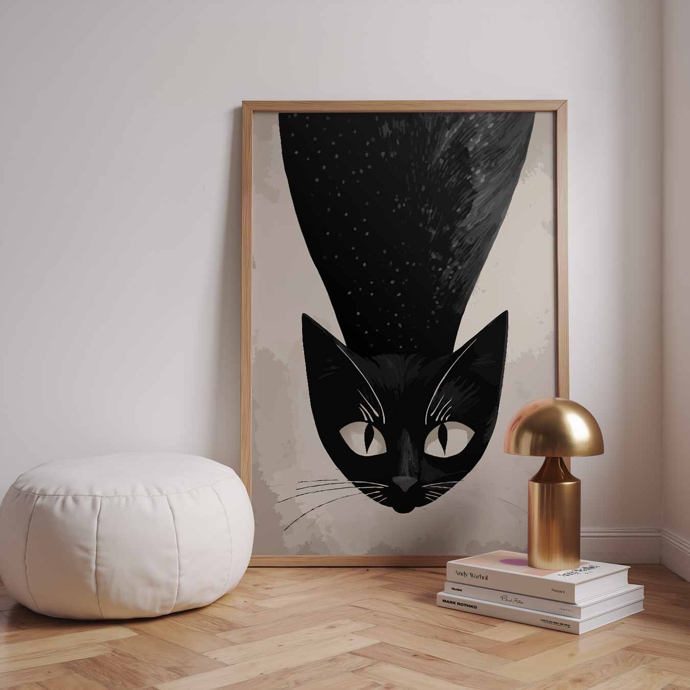 Stijlvolle Kattenposter