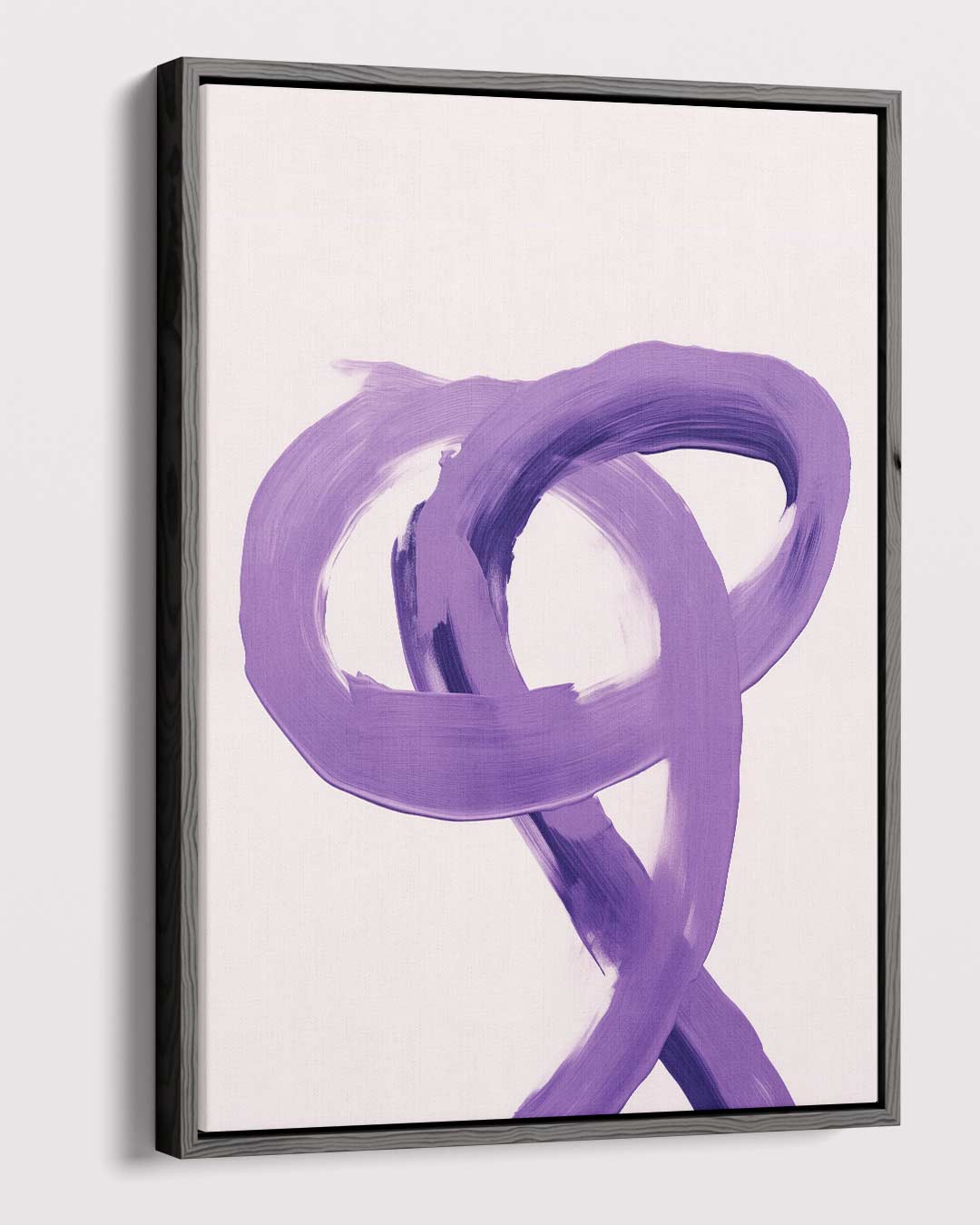 Dans van Paarse Strokes Kunstwerk-canvas-dibond-plexiglas-wanddecoratie-WallArtistic