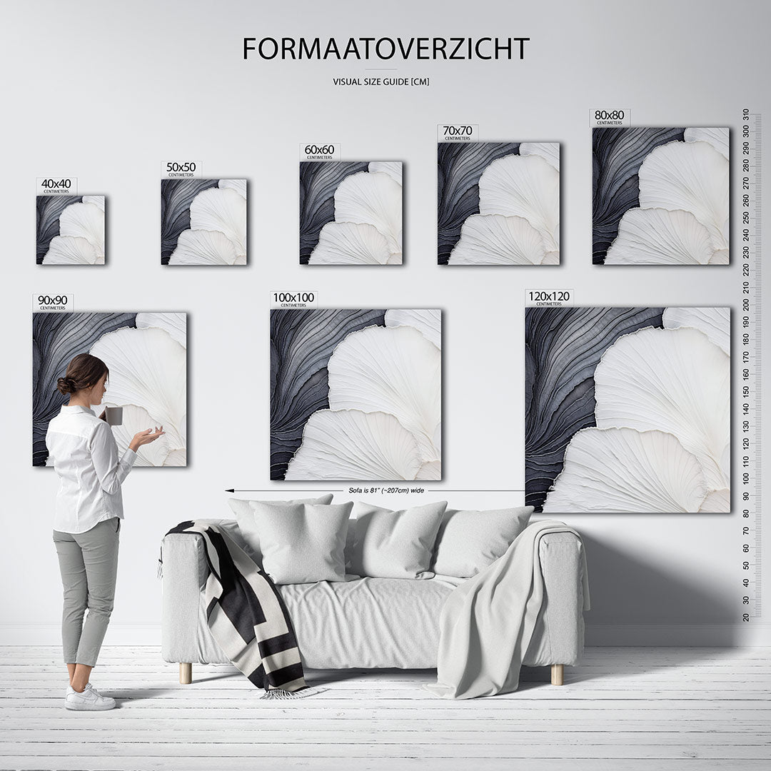 Organische lijnen Kunstwerk