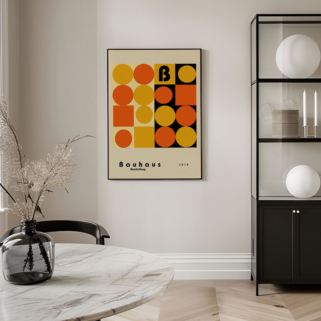 Vorm en kleurvlakken Poster