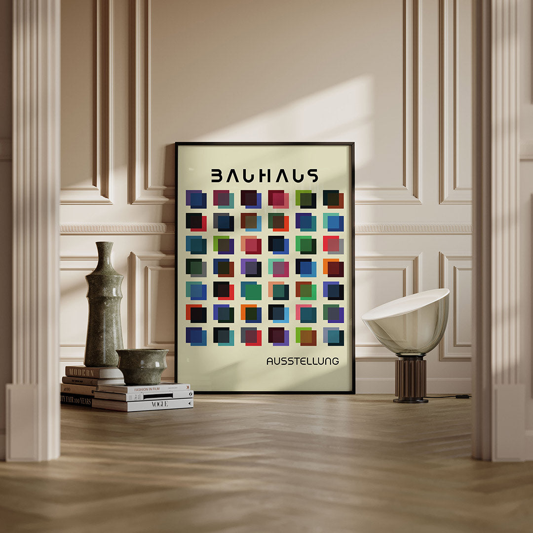 Kleurrijke vierkanten Poster