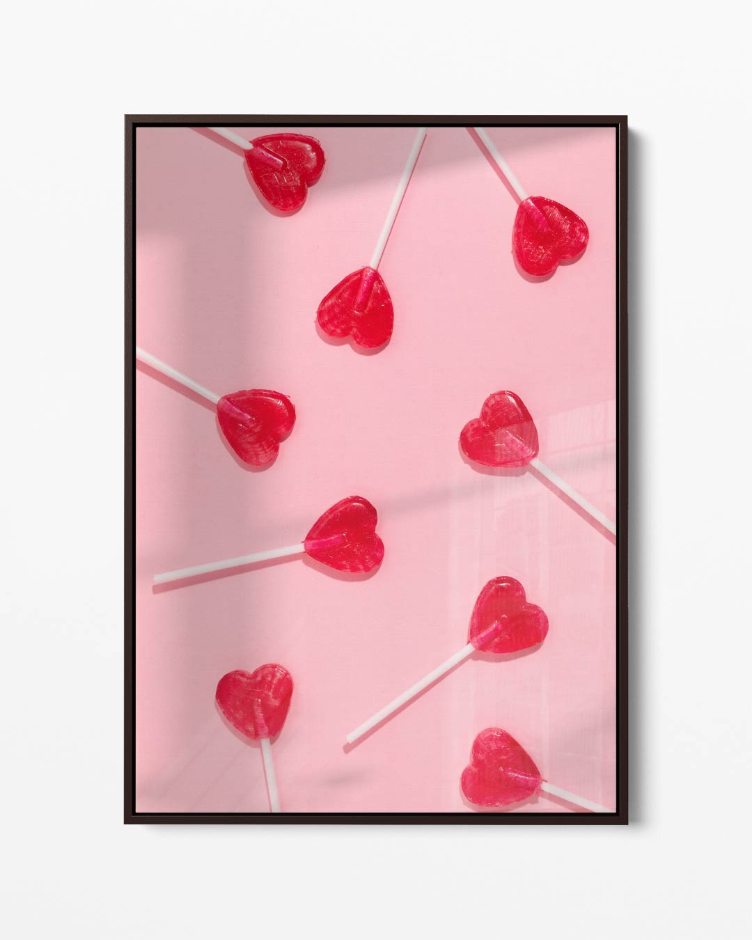 Hartvormige Lollykunst Kunstwerk-canvas-dibond-plexiglas-wanddecoratie-WallArtistic