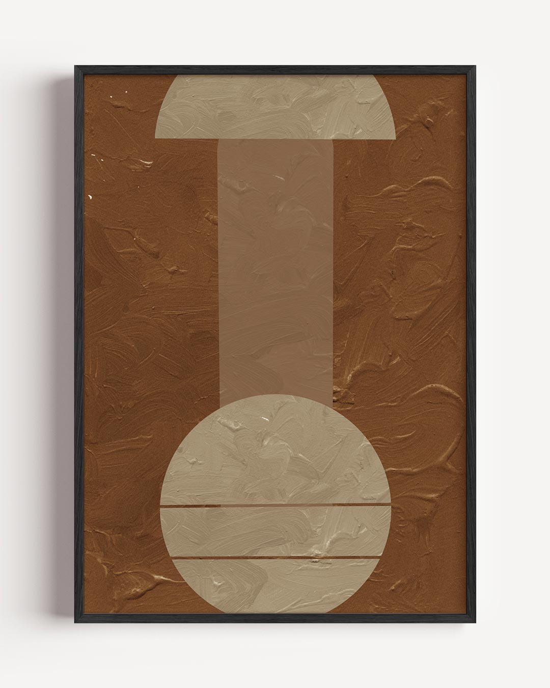 Eigentijdse Abstracte Cirkel Poster-WallArtistic