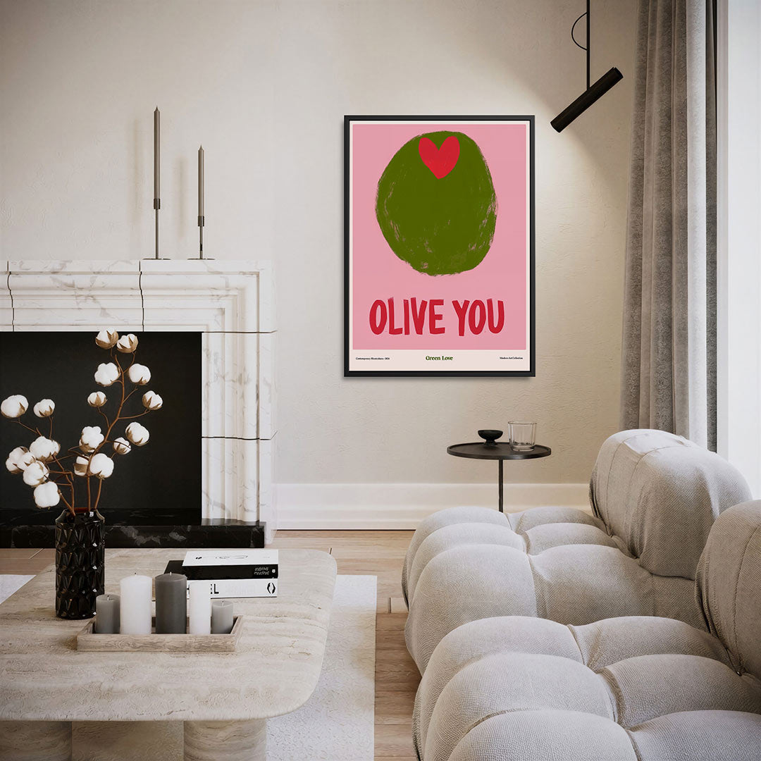 Groene liefde Kunstwerk