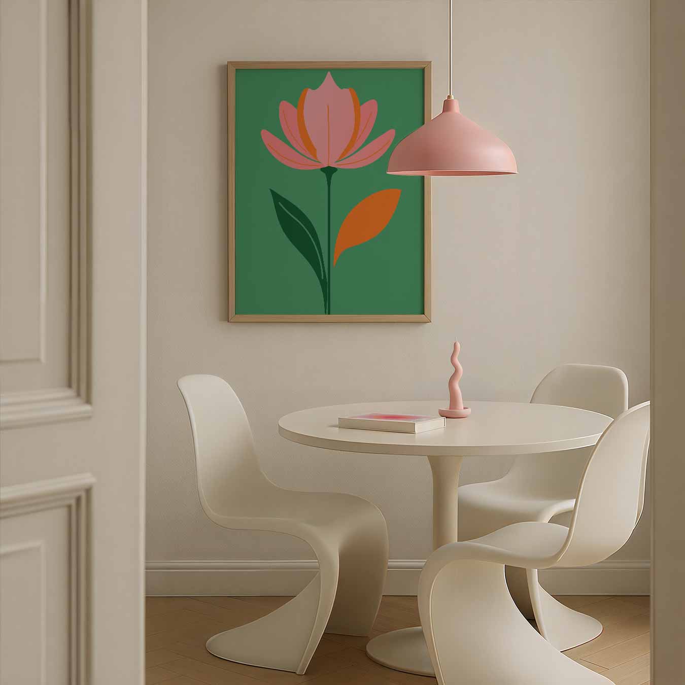 Fleurige Bloemenposter