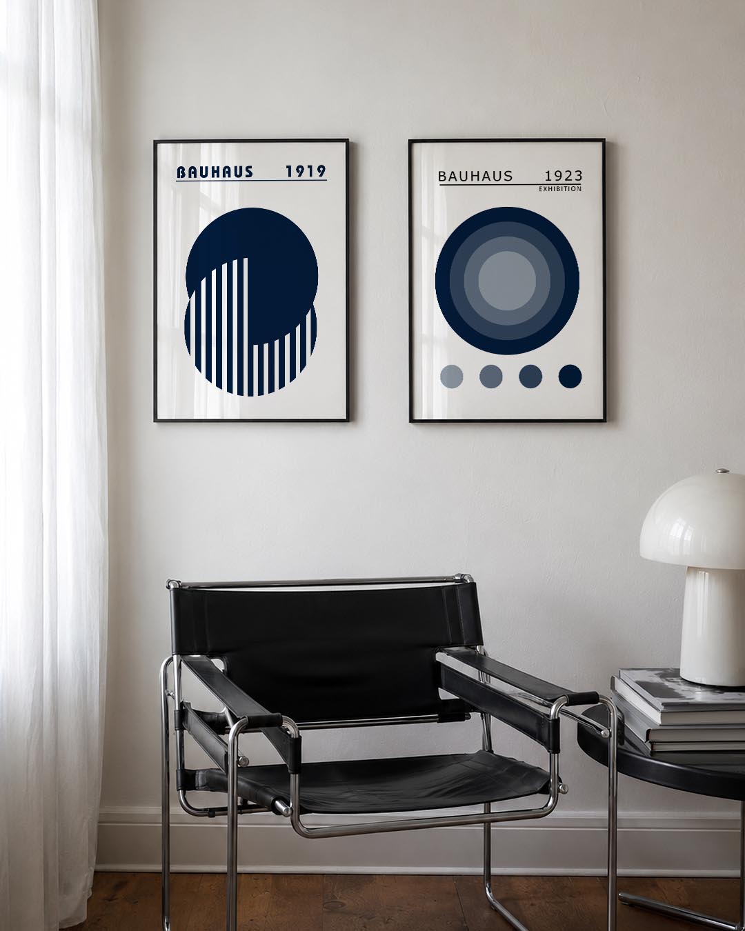Cirkel en strepen Posterset