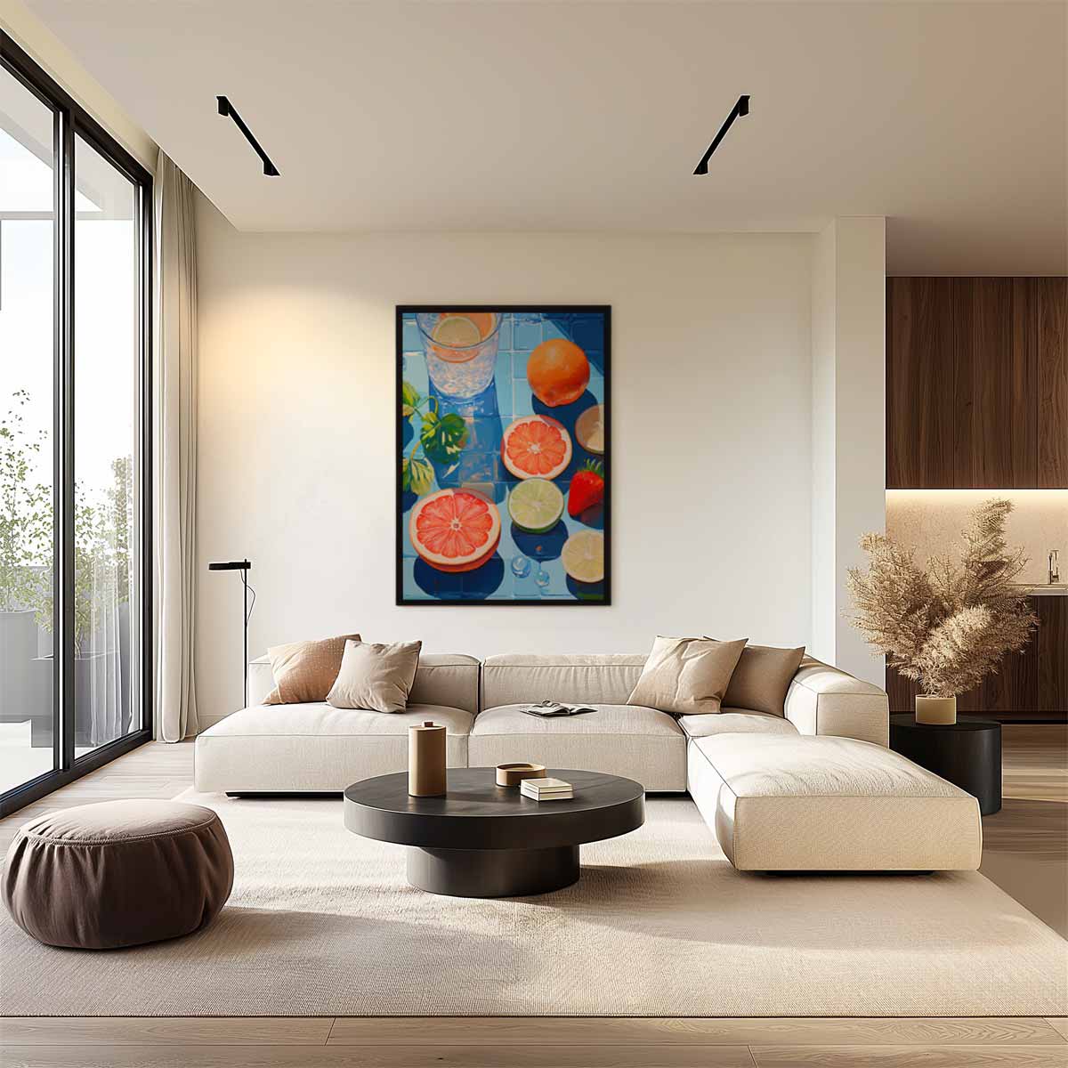 Zomerse Vruchtensensatie Kunstwerk-canvas-dibond-plexiglas-wanddecoratie-WallArtistic