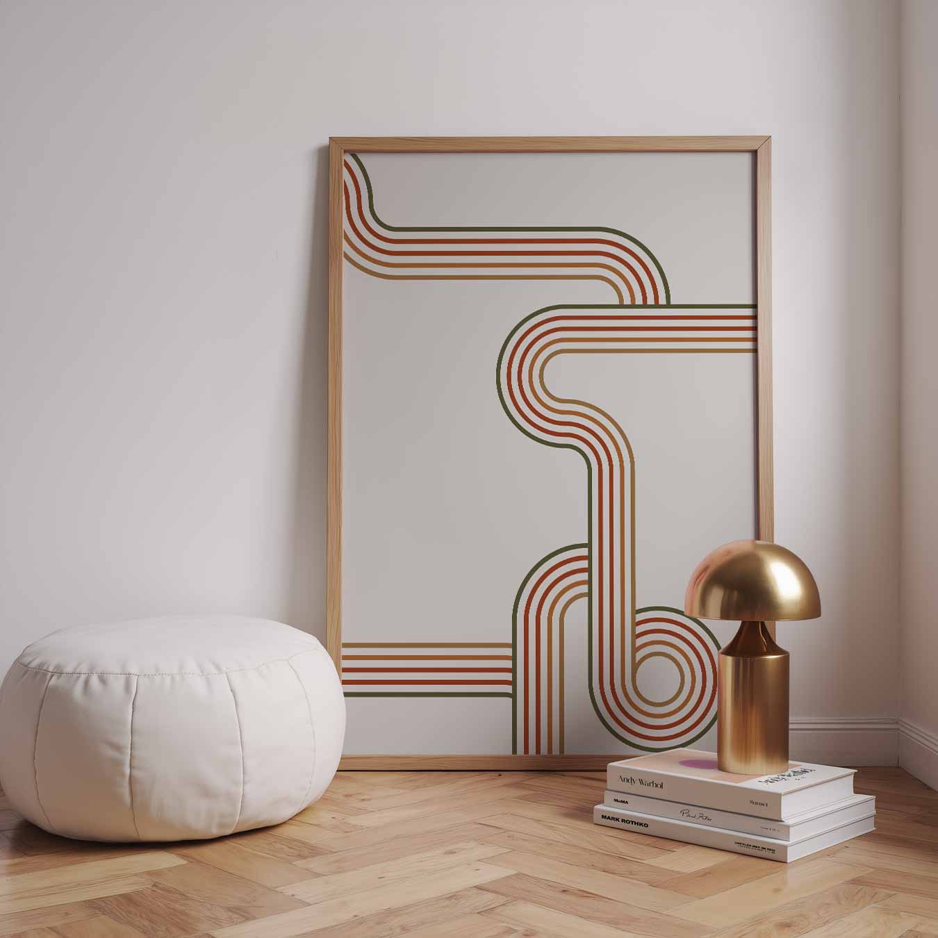Retro Stripes Poster