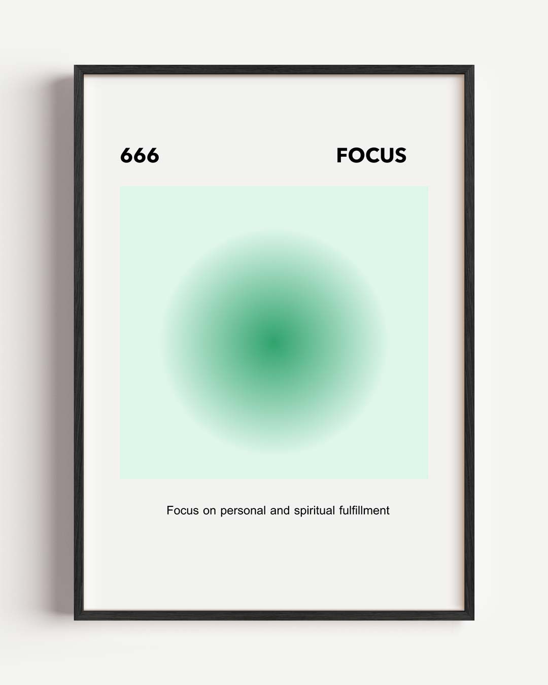 Groene Focus Inspiratieposter