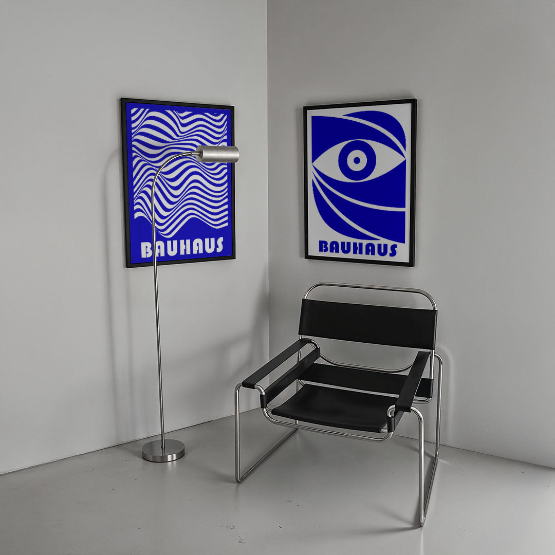 Golvend lijnenspel Posterset