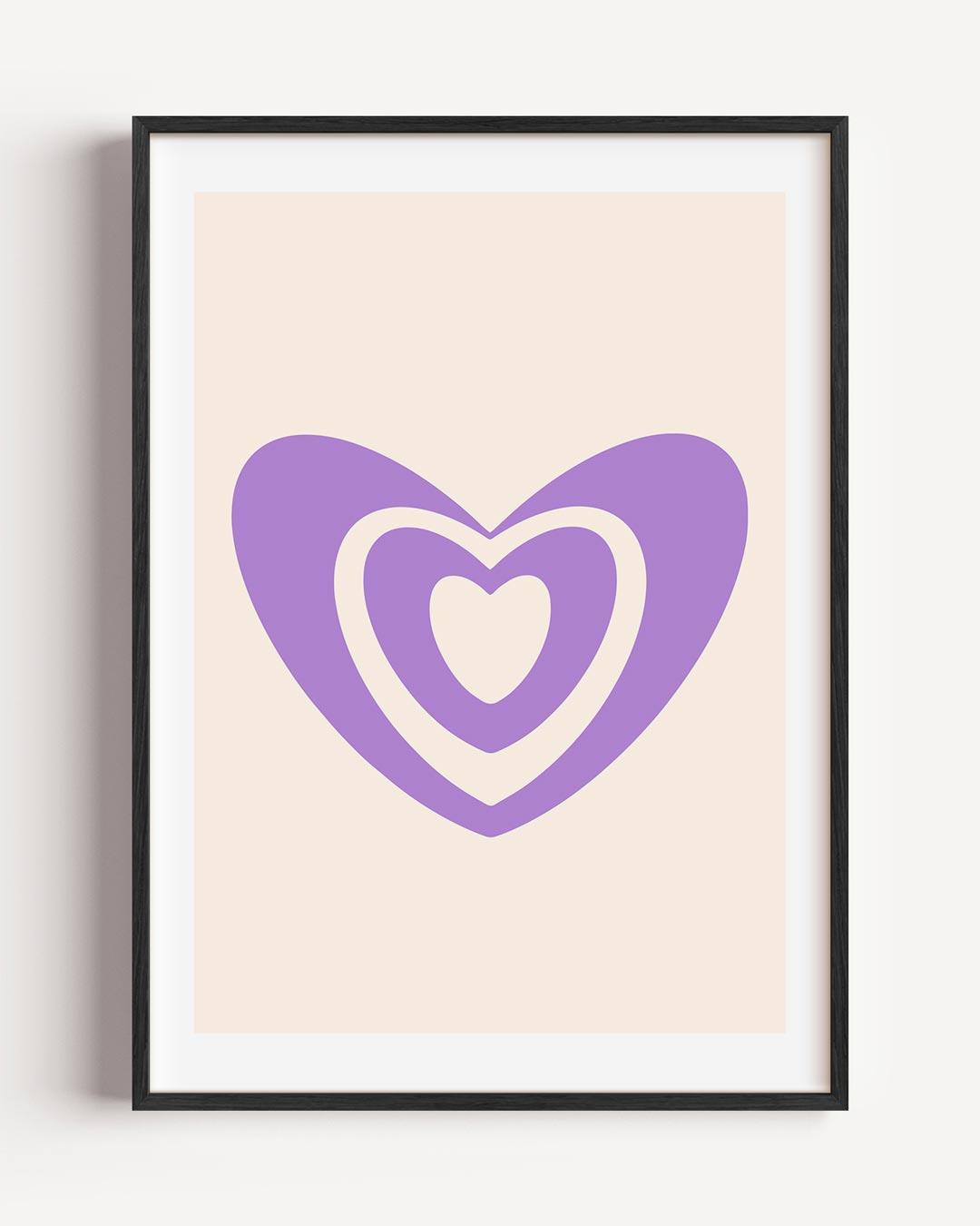 Lieve Lagen Hart Poster-WallArtistic