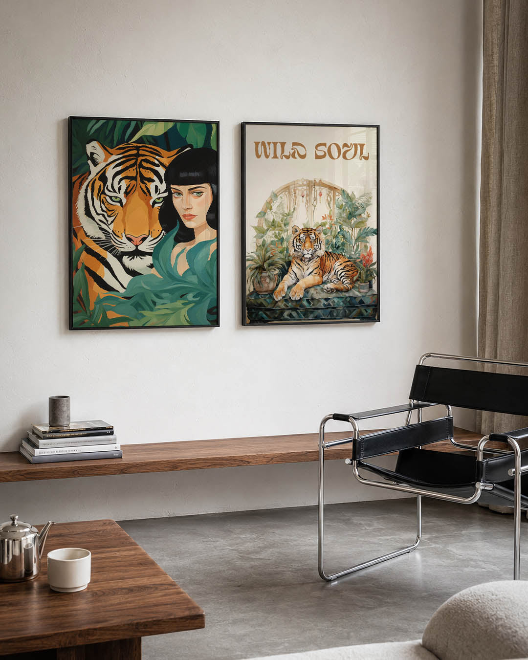 Dier en mens harmonie Posterset