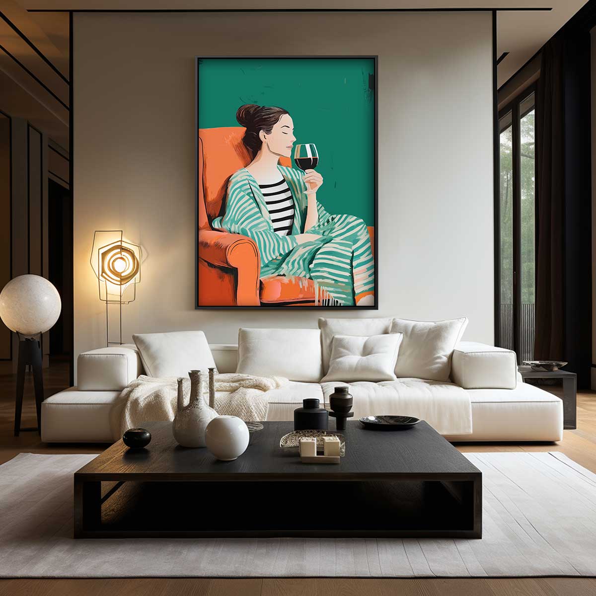 Ontspannen Moment Kunstwerk-canvas-dibond-plexiglas-wanddecoratie-WallArtistic