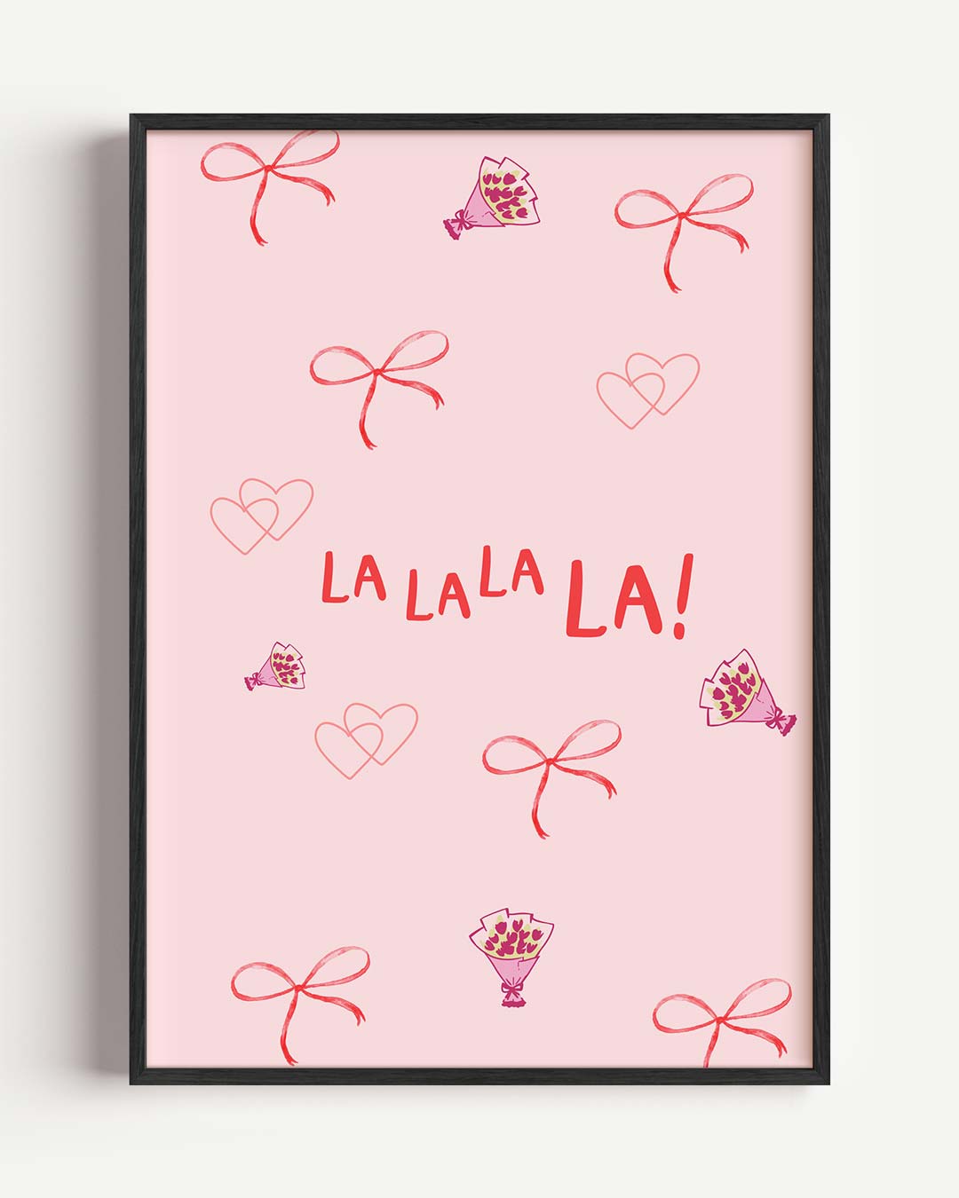 Vrolijke La La La Poster