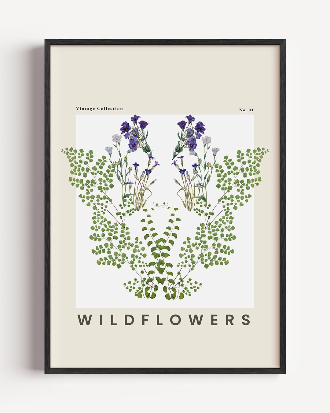 Wildflower Vintage Poster-WallArtistic
