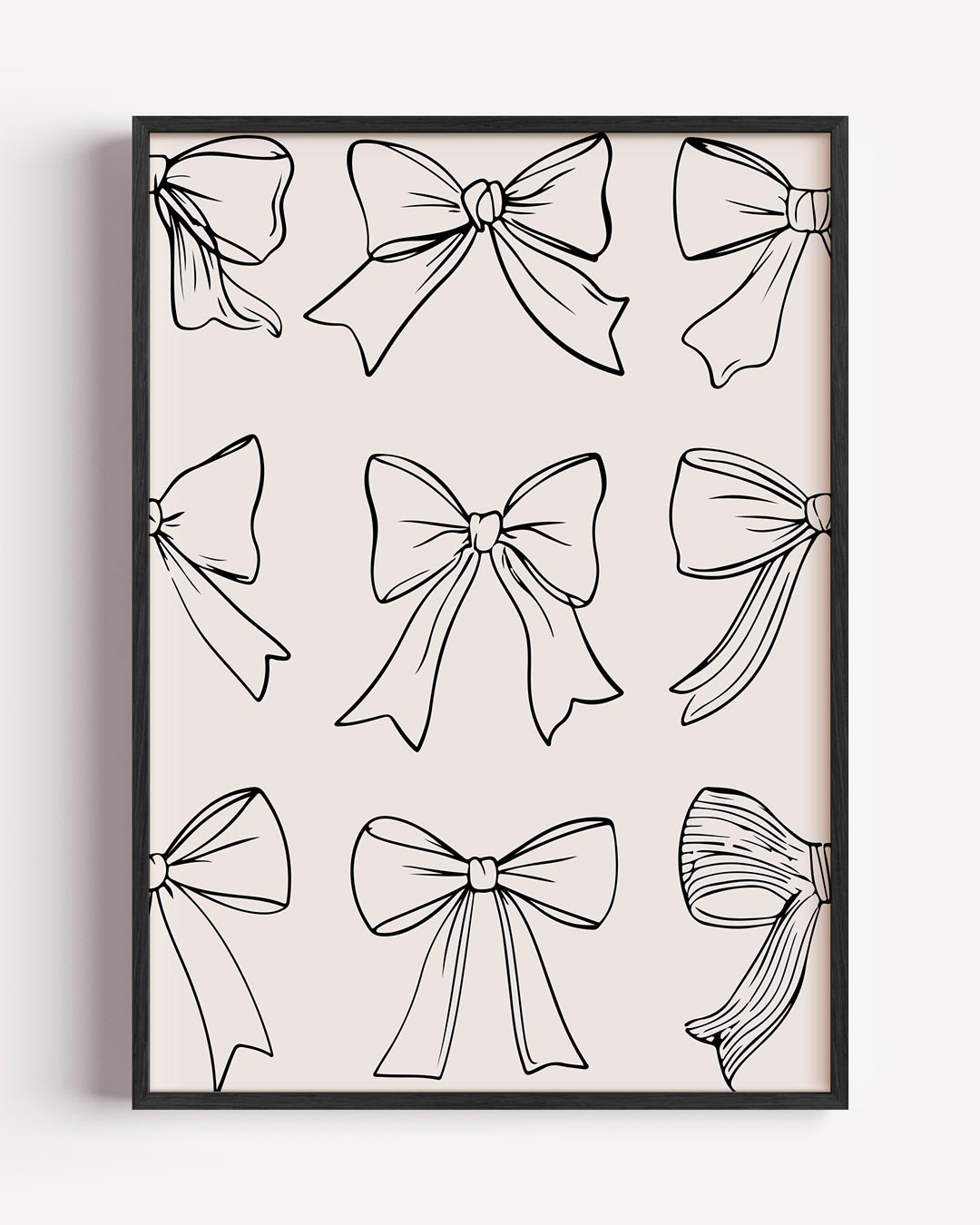Elegante Strikjes Poster-WallArtistic
