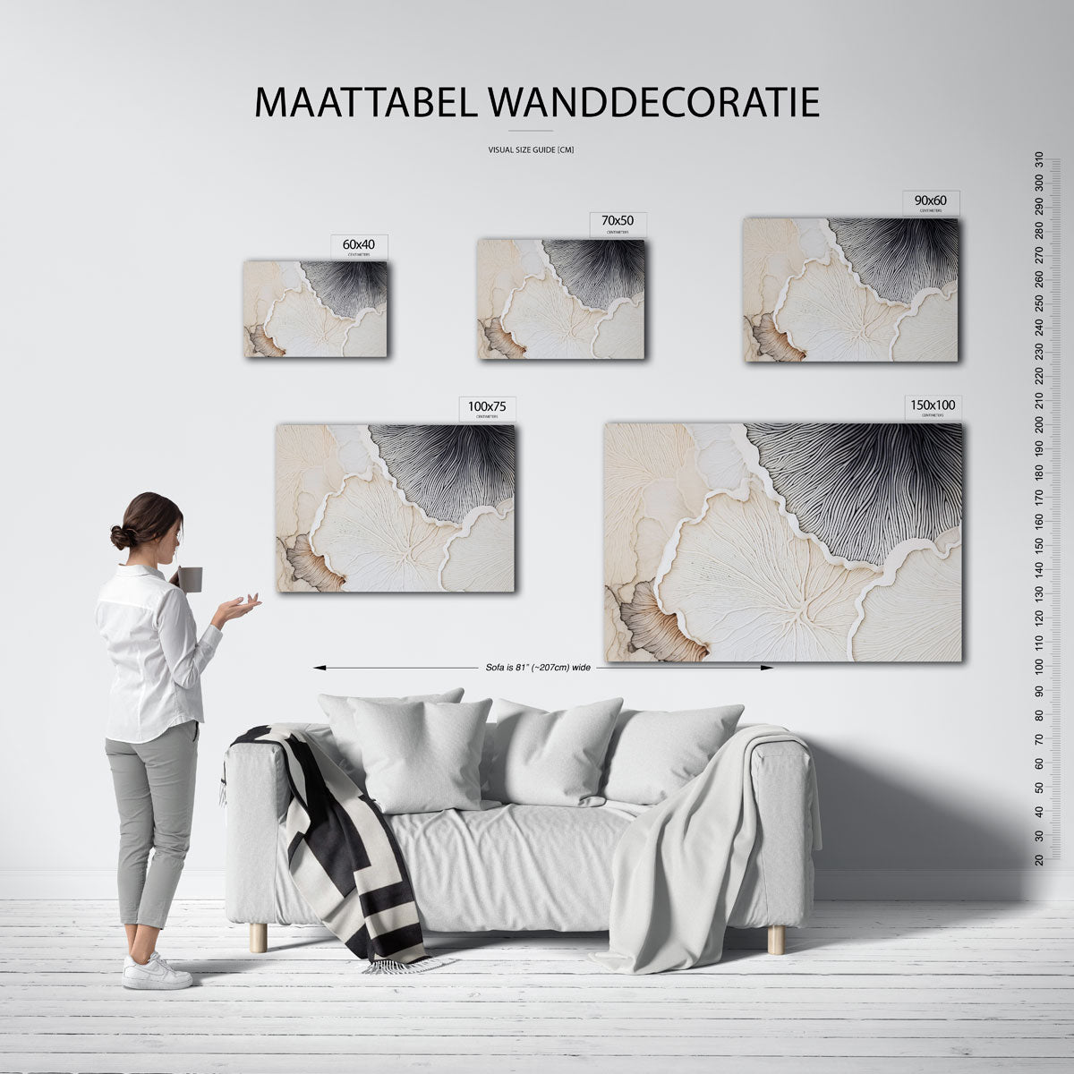 Organische lijnen Kunstwerk